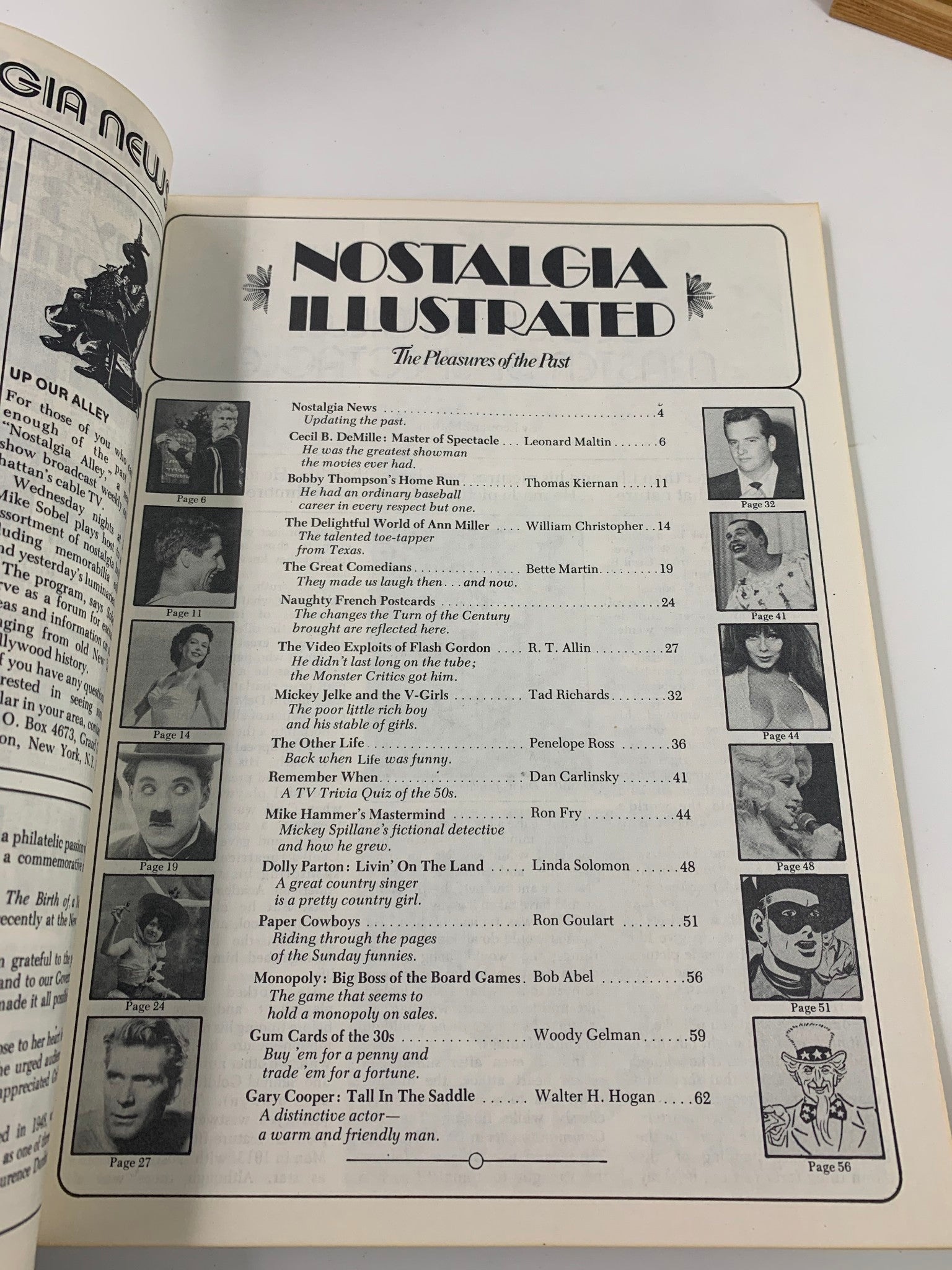 VTG Nostalgia Illustrated Magazine May 1975 The Great Comedians No Label