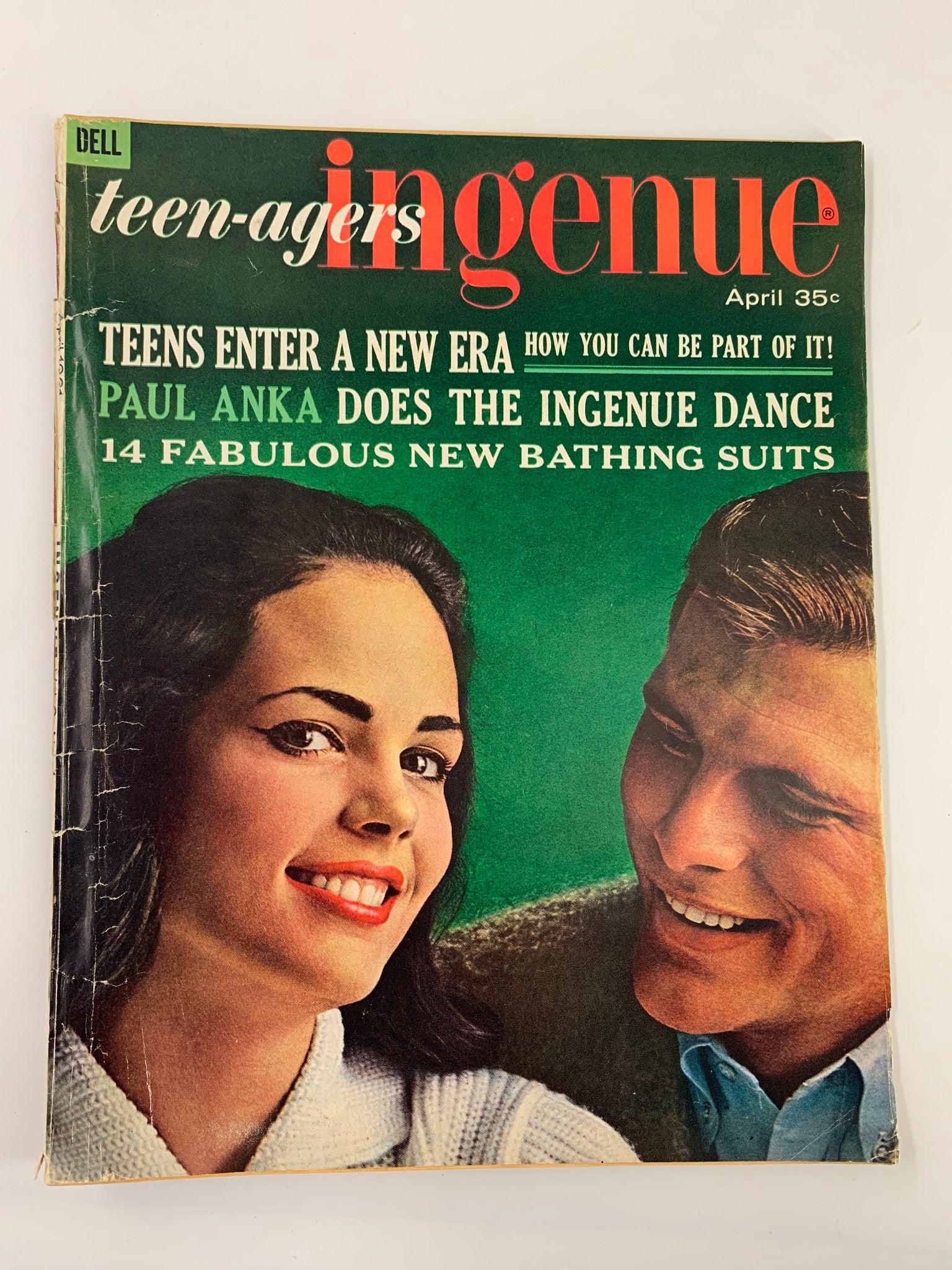 VTG Teen-Agers Ingenue Magazine April 1961 Paul Anka Does Ingenue Dance No Label