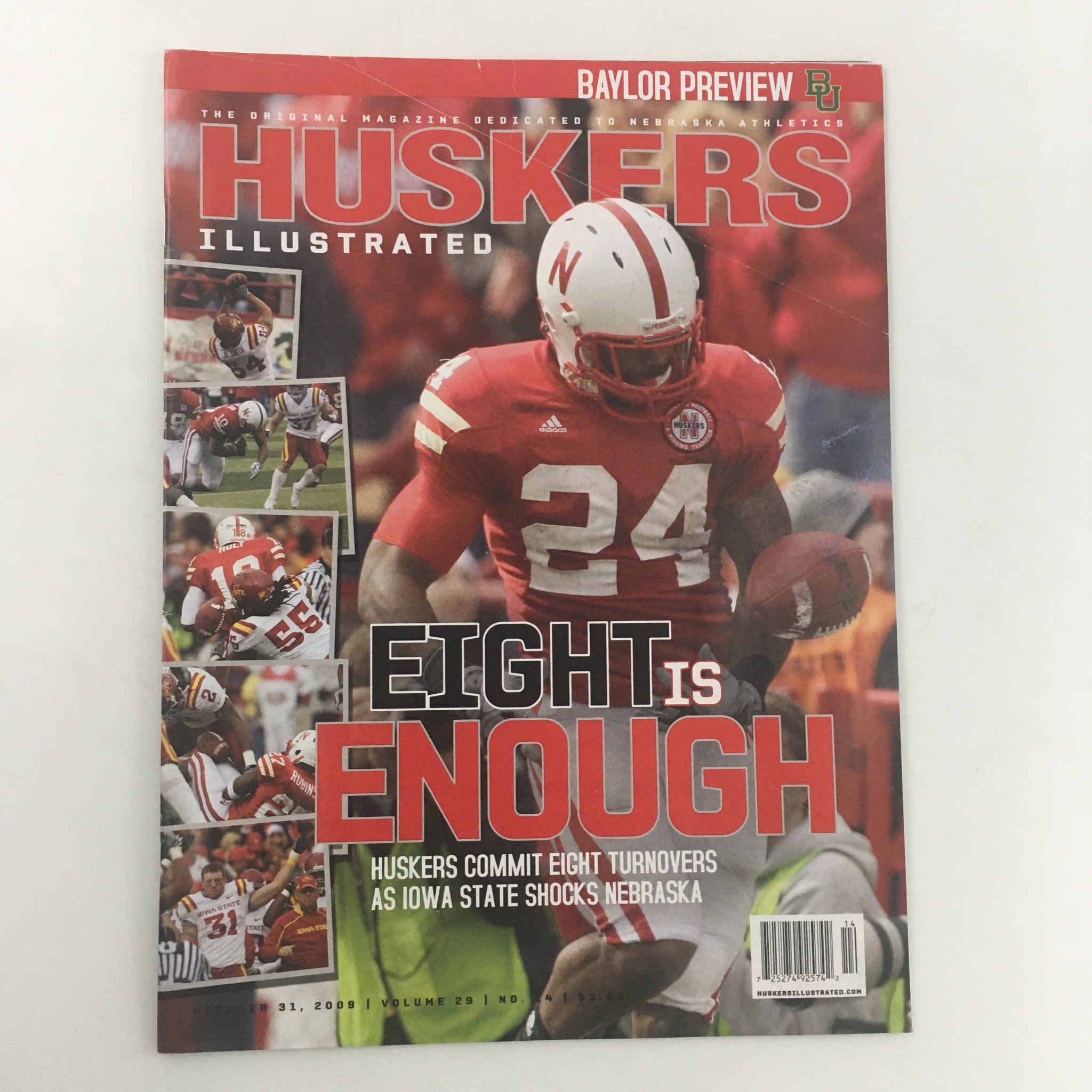 Huskers Illustrated October 31 2009 Vol 29 #14 Huskers Commit Eight Turnovers