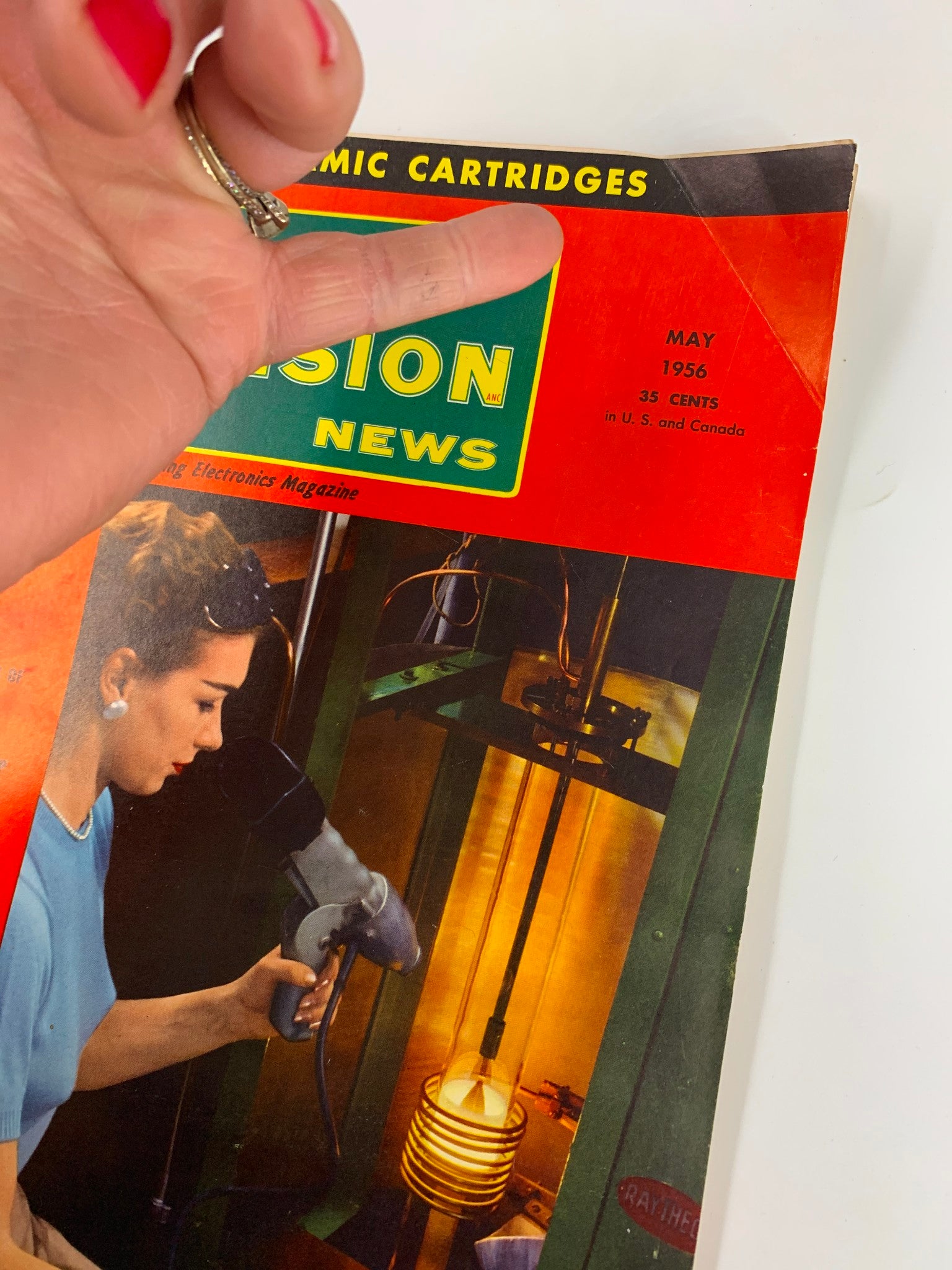 VTG Radio & Television News Magazine May 1956 Transistor in Industry No Label