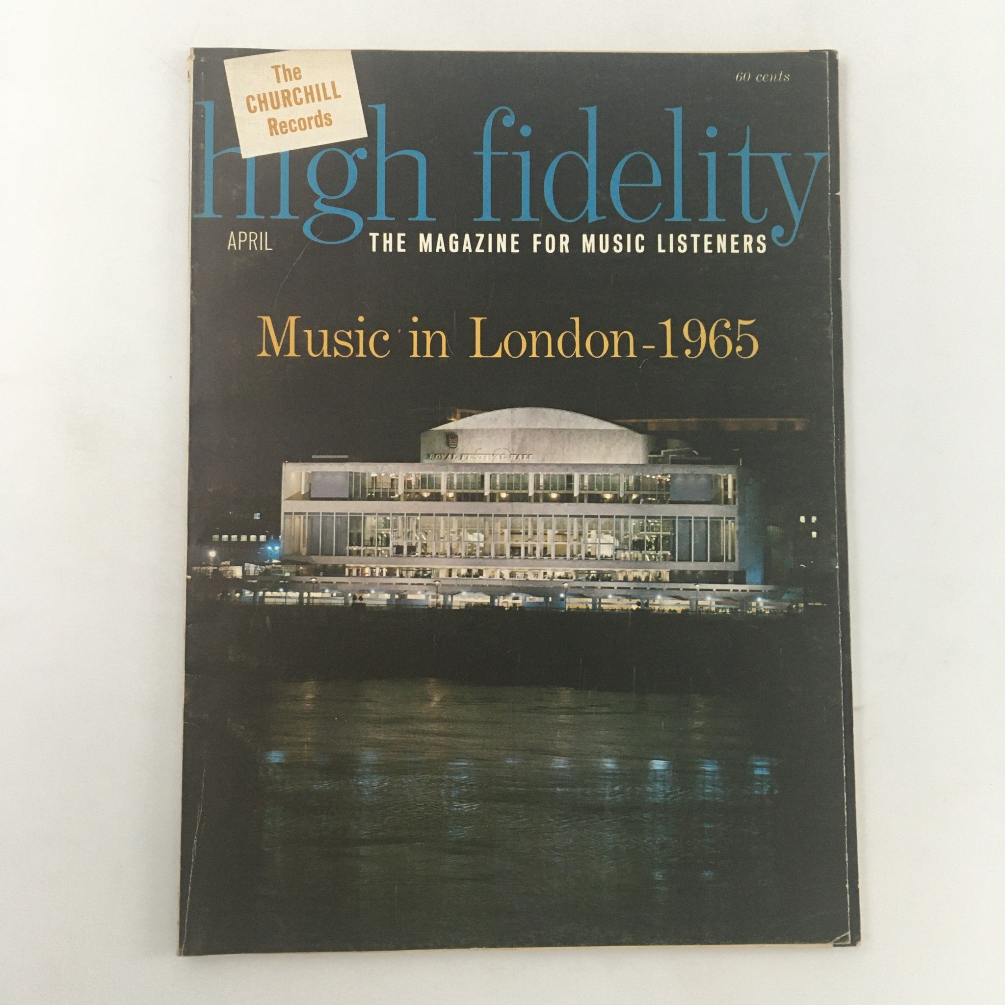 VTG High Fidelity Magazine April 1965 Music in London of Year 1965, Newsstand