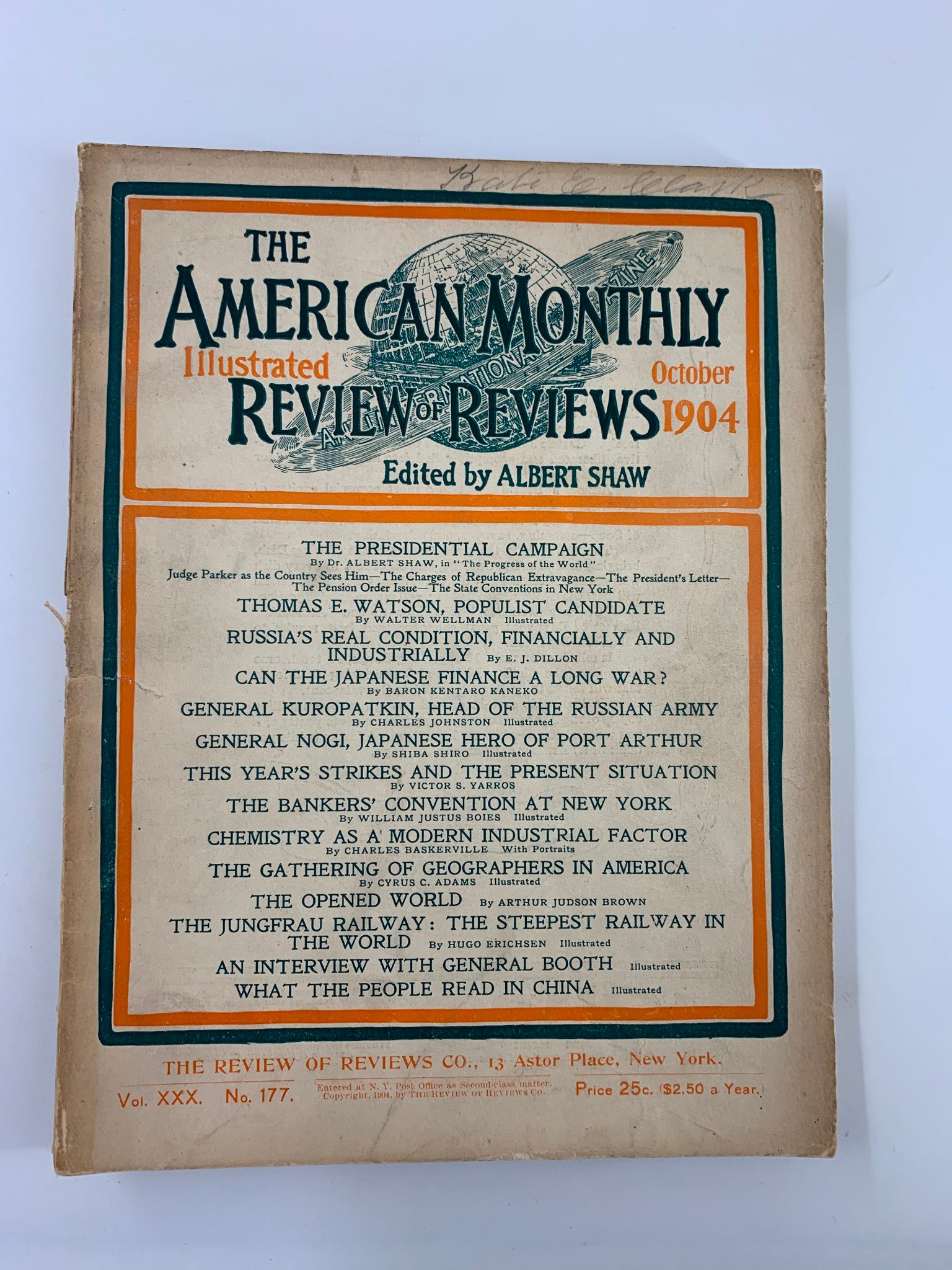 VTG The American Monthly Magazine October 1904 The Presidential Campaign