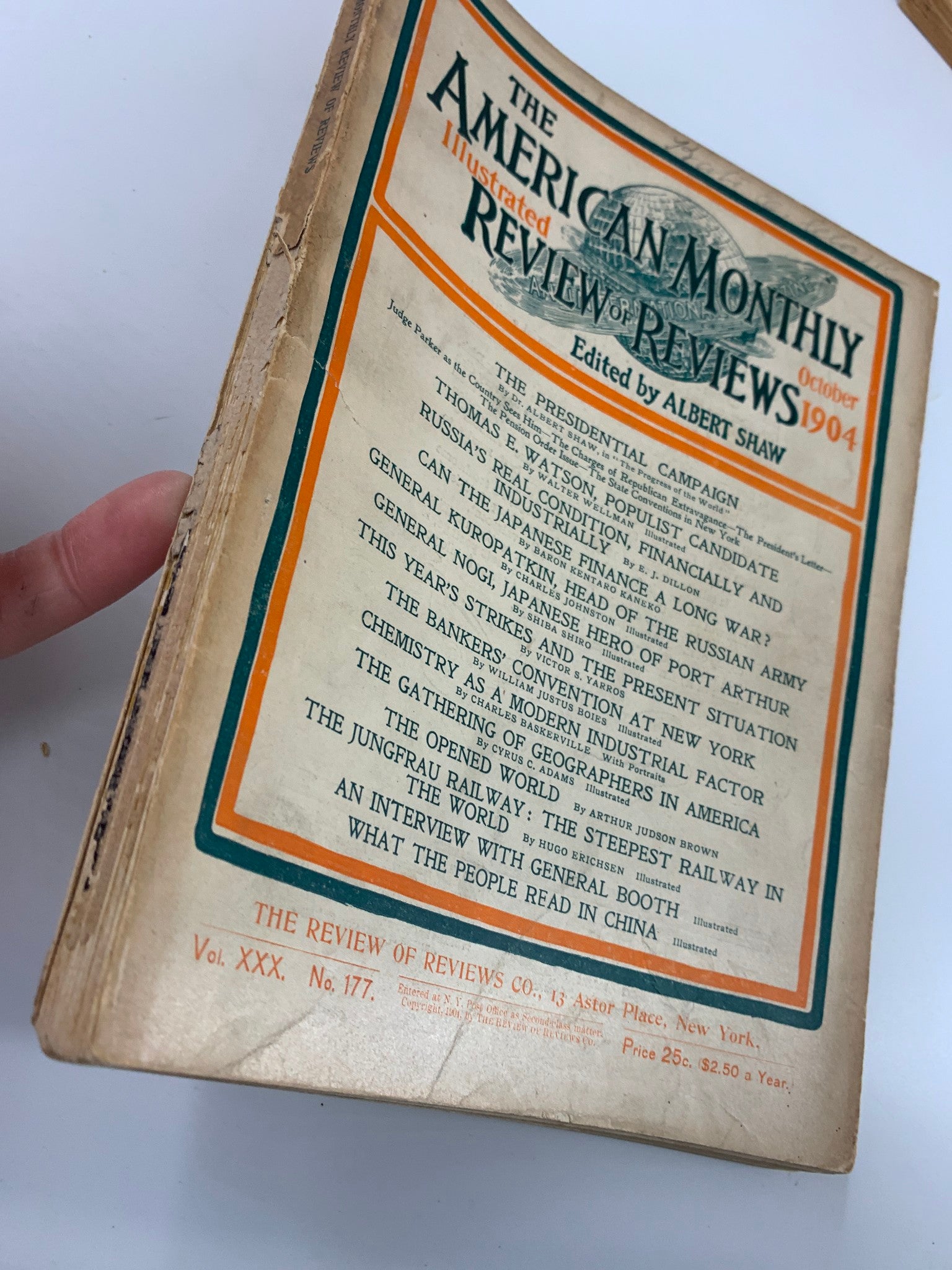 VTG The American Monthly Magazine October 1904 The Presidential Campaign