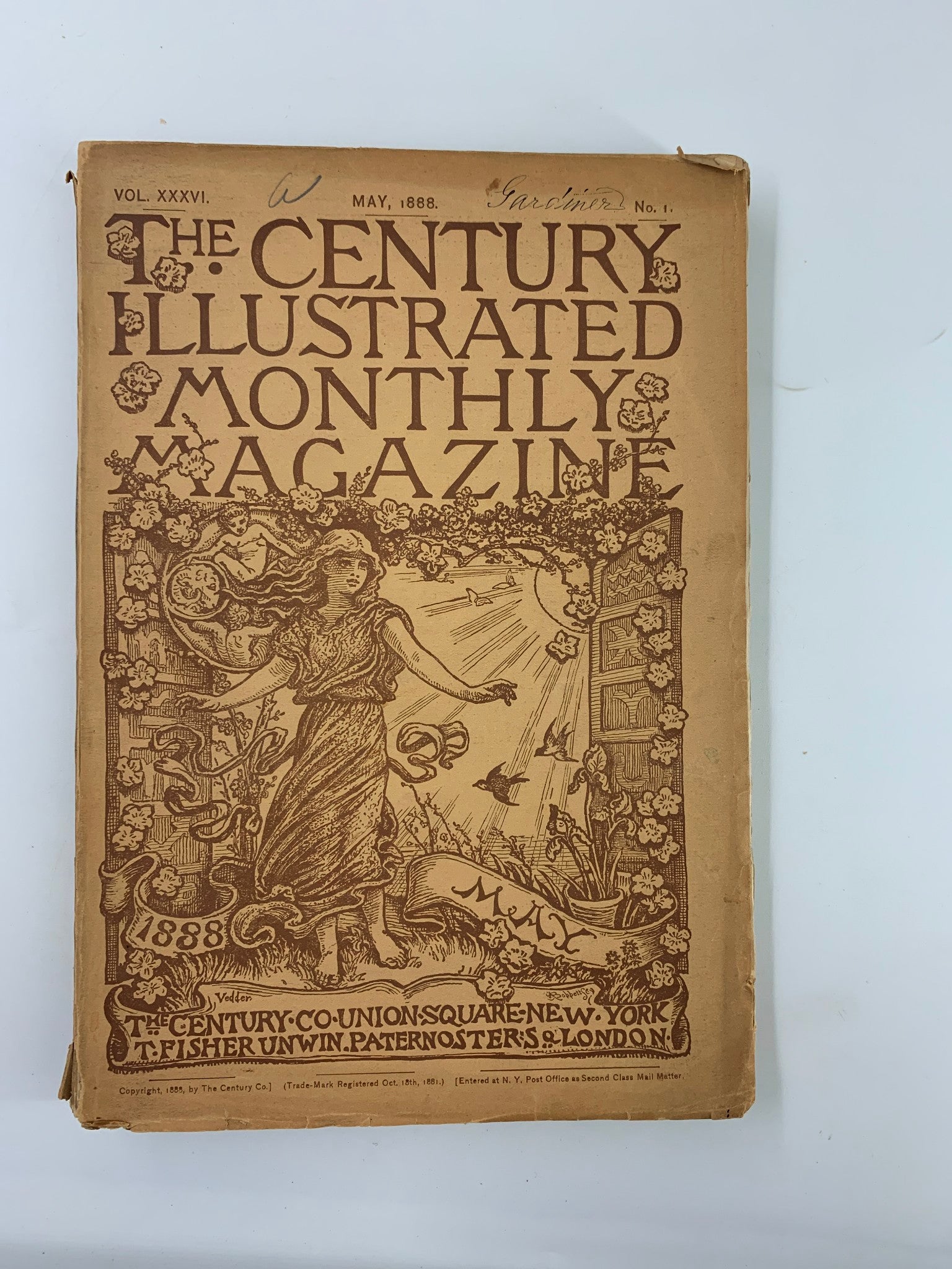 VTG The Century Illustrated Magazine May 1888 The Chances of Being Hit in Battle