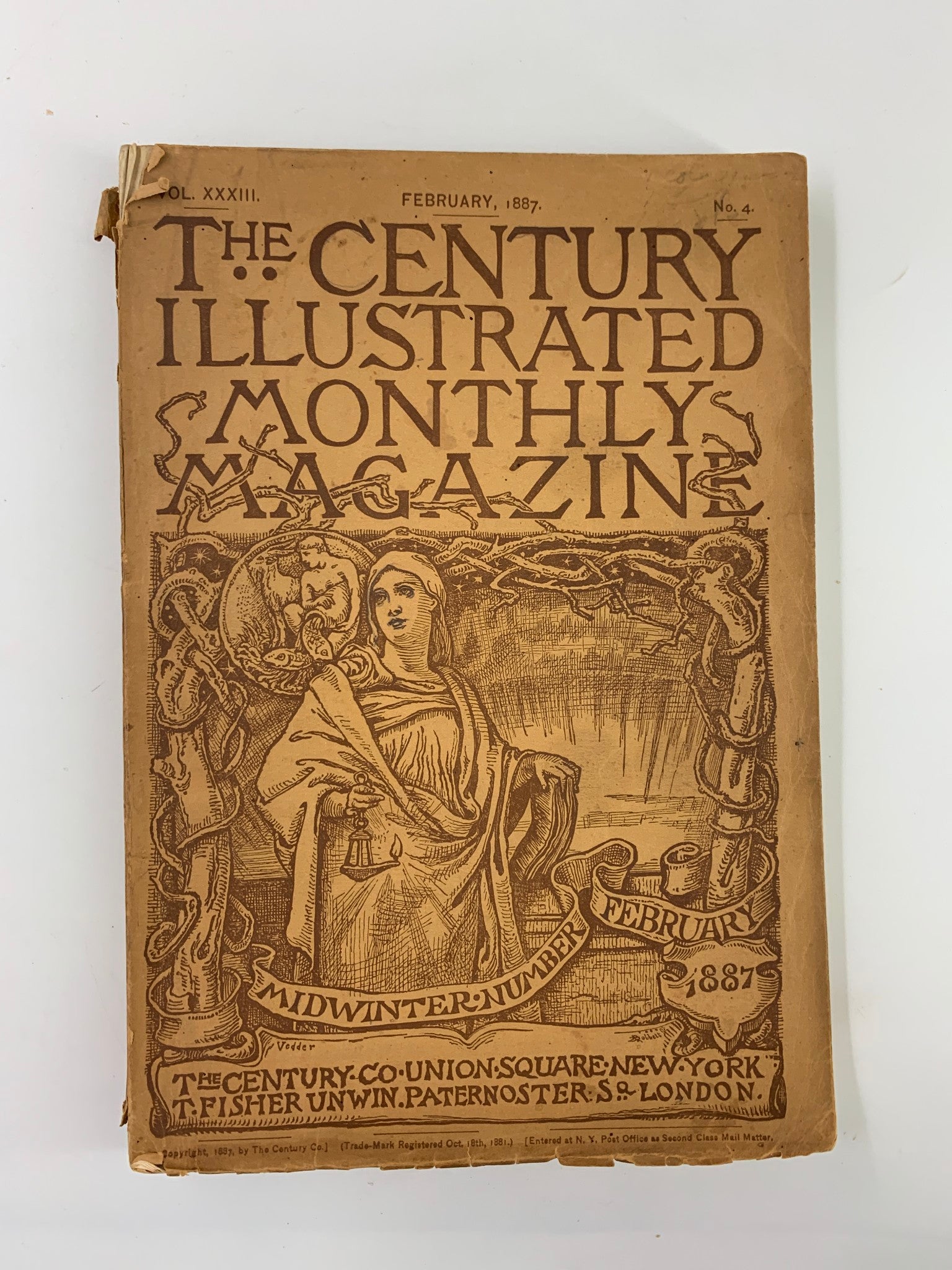 VTG The Century Illustrated Magazine February 1887 Agnes Surriage Romance