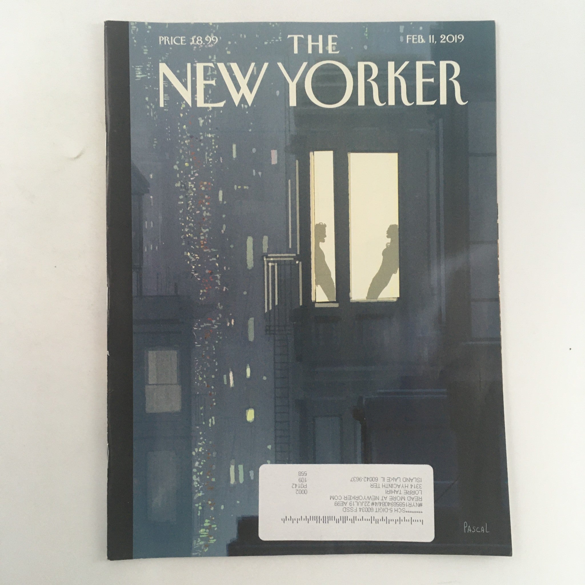 The New Yorker February 11 2019 Full Magazine Theme Cover by Pascal Campion