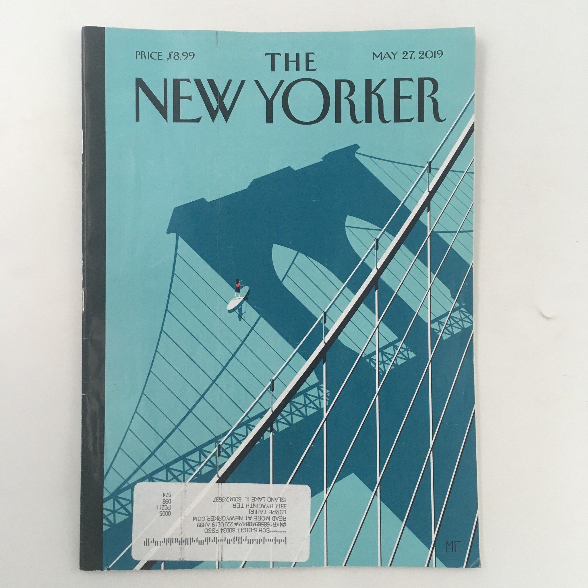 The New Yorker May 27 2019 Full Magazine Theme Cover by Malika Favre