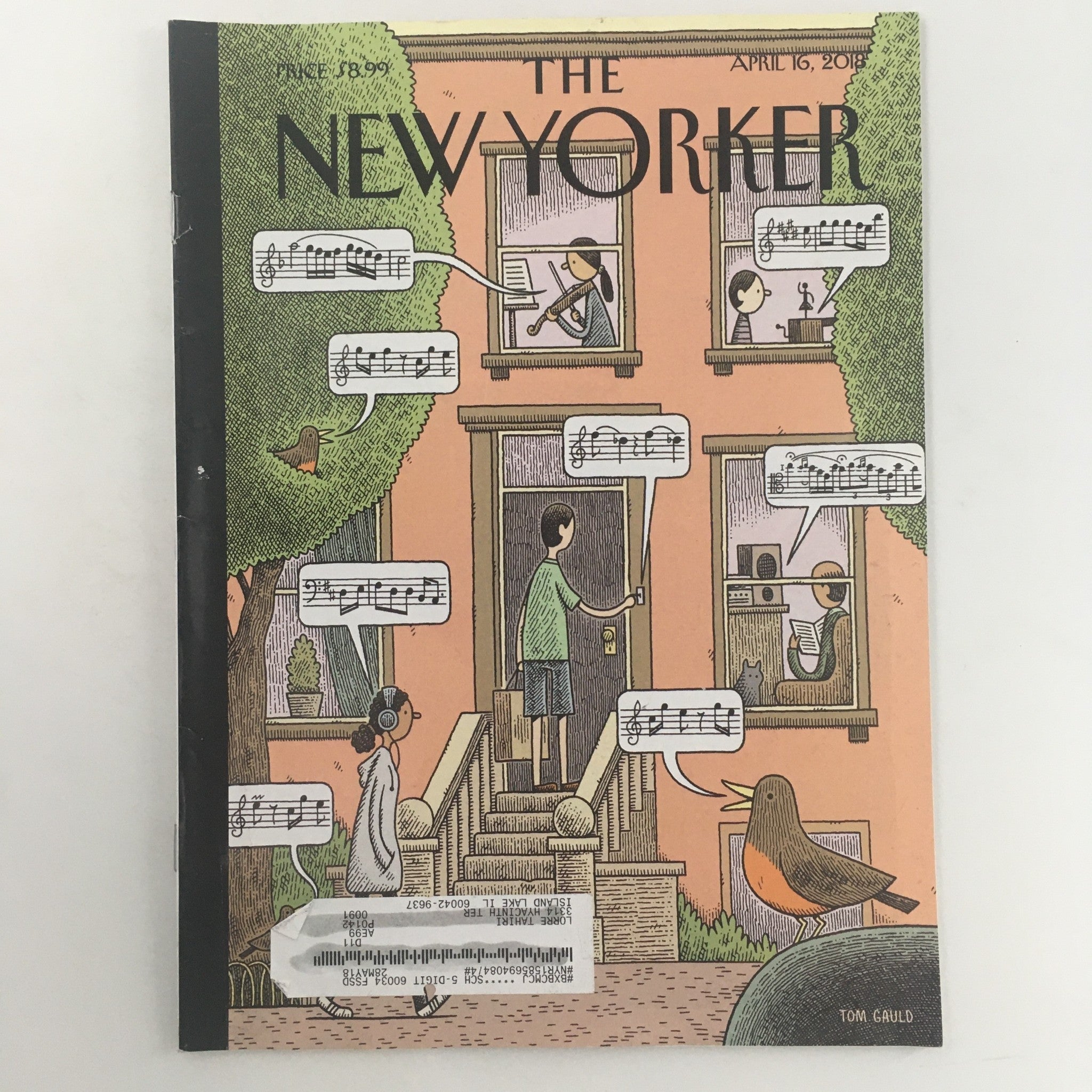 The New Yorker April 16 2018 Full Magazine Theme Cover by Tom Gauld