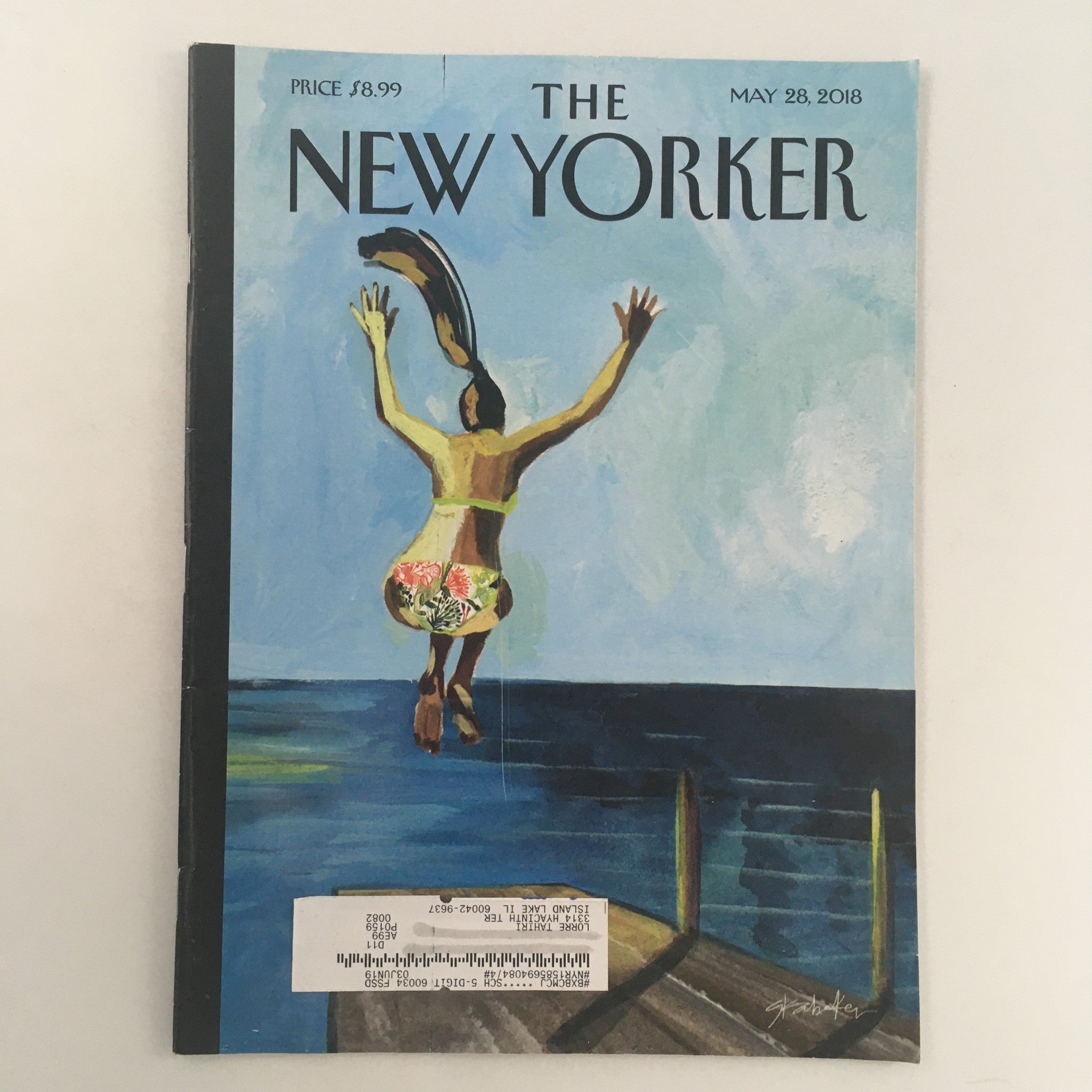 The New Yorker May 28 2018 Full Magazine Theme Cover by Gayle Kabaker