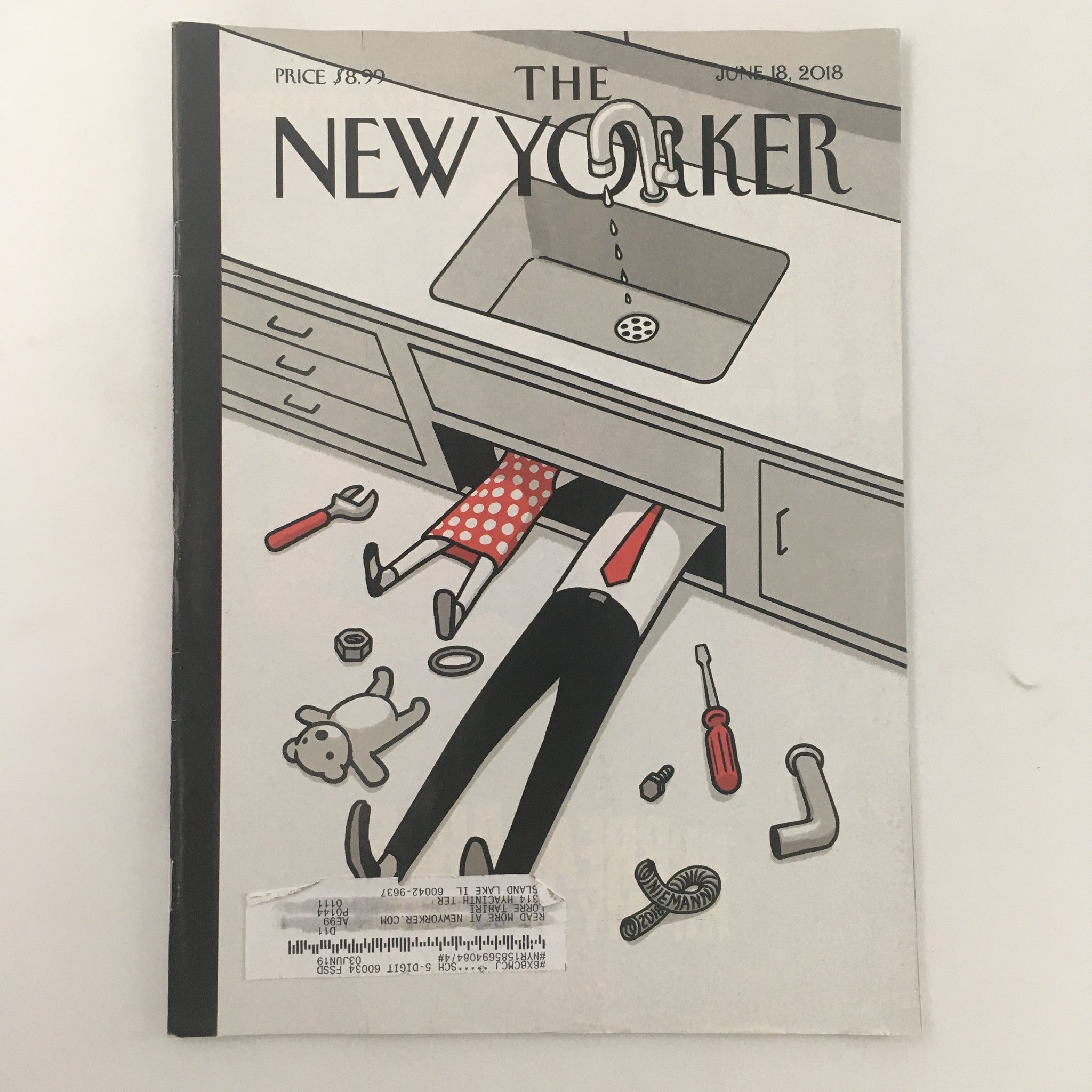 The New Yorker June 18 2018 Full Magazine Theme Cover by Christoph Niemann