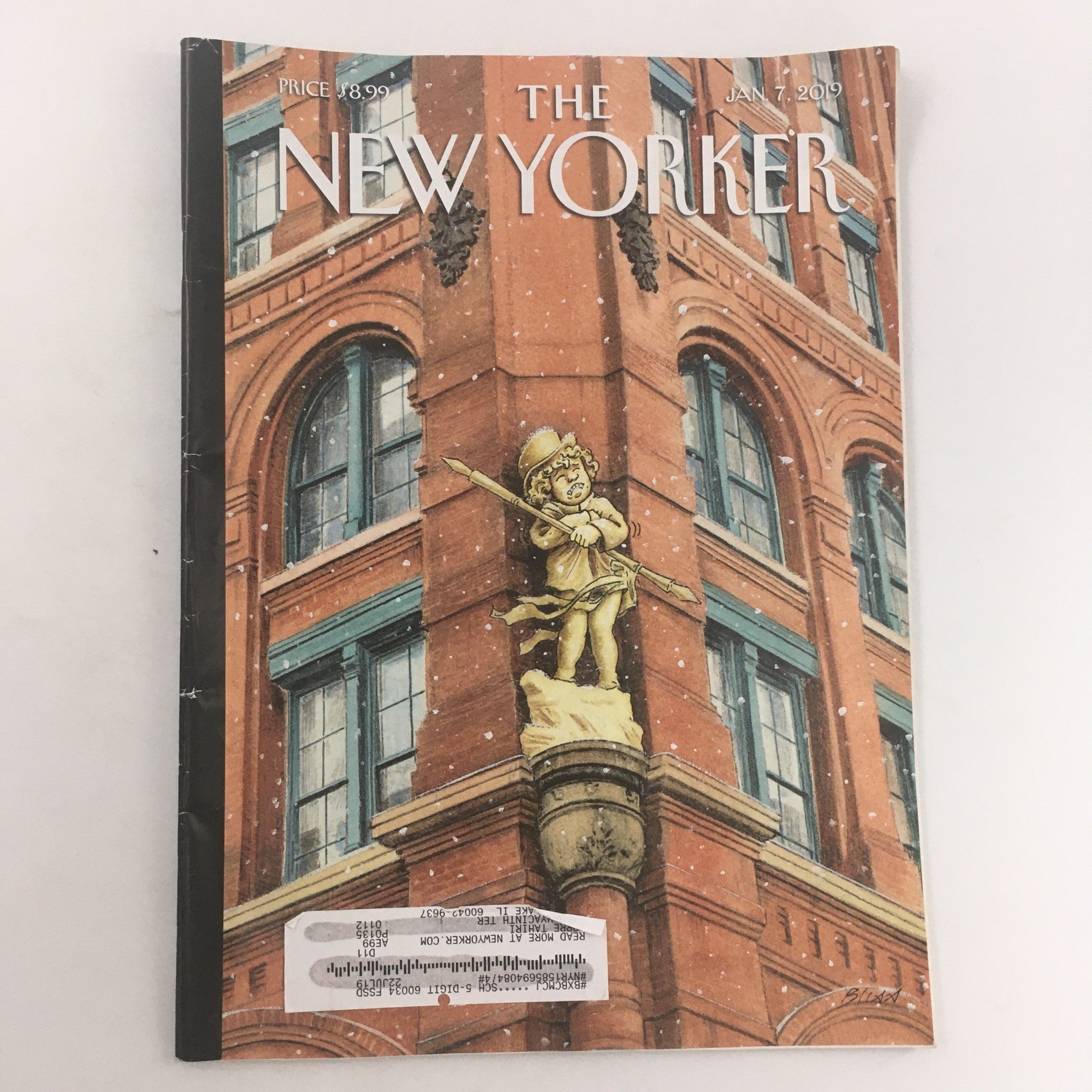 The New Yorker January 7 2019 Full Magazine Theme Cover by Harry Bliss