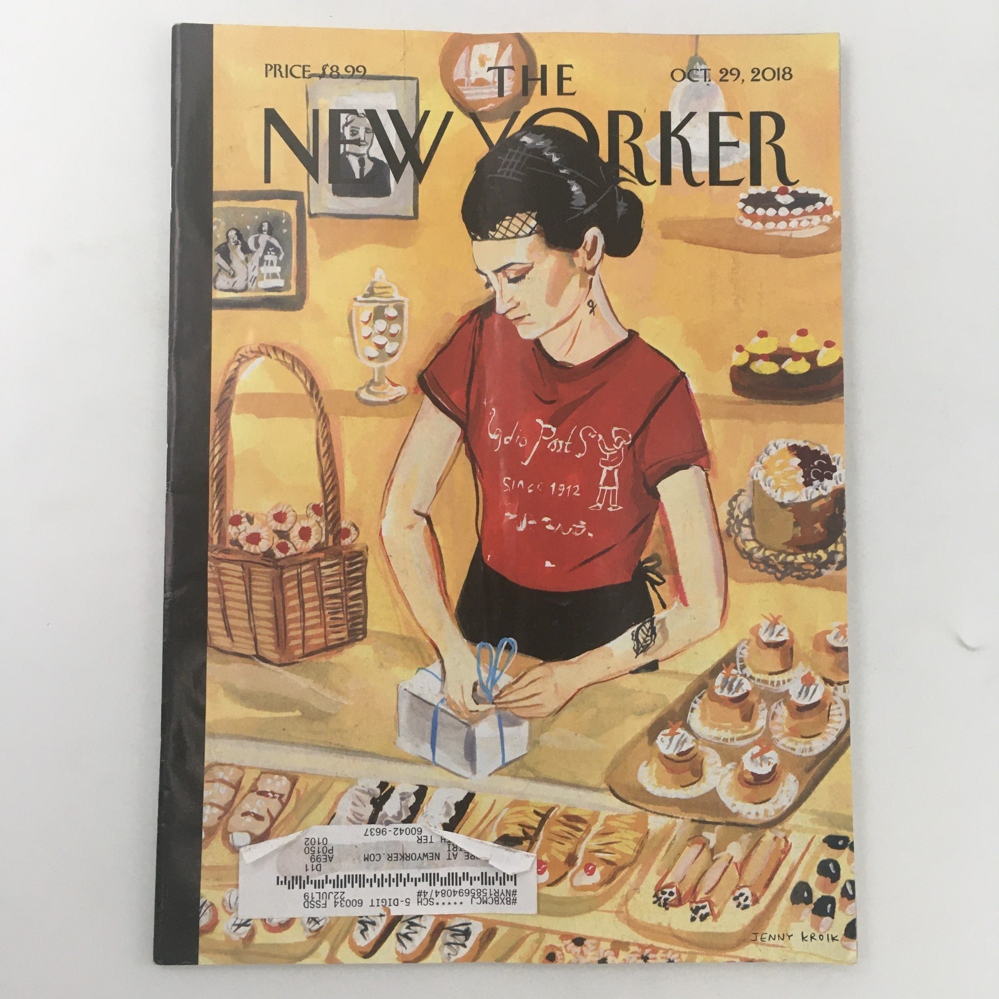 The New Yorker October 29 2018 Full Magazine Theme Cover by Jenny Kroik