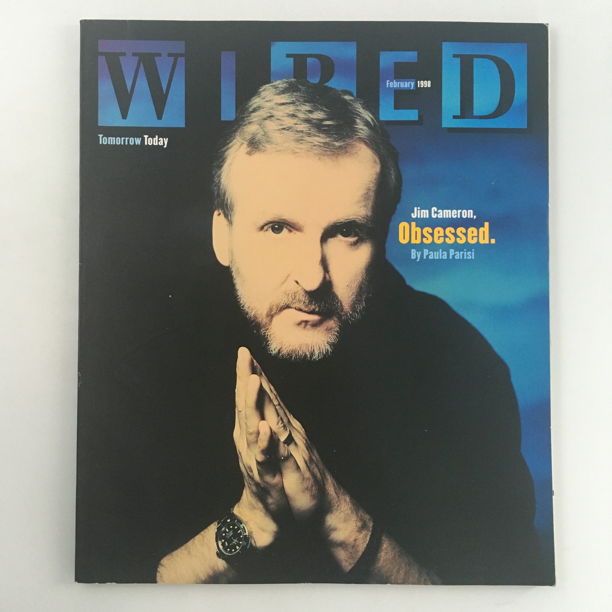 Wired Magazine February 1998 Jim Cameron Obsessed by Paula Parisi, Newsstand