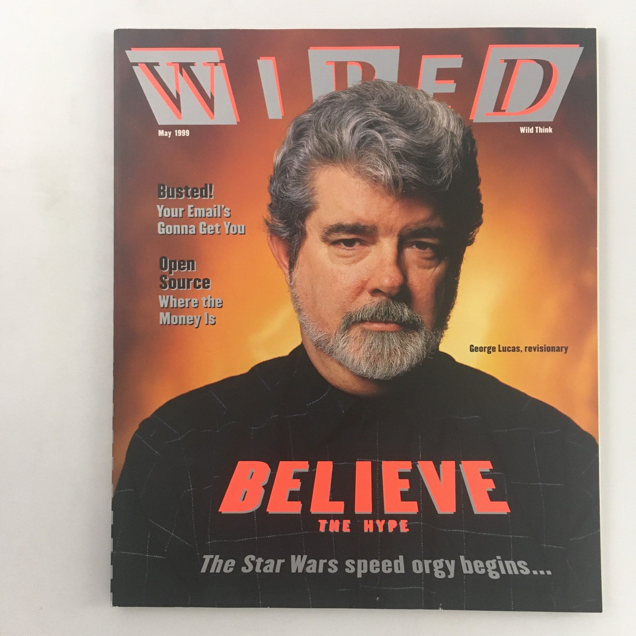 Wired Magazine May 1999 Believe The Hype Revisionary George Lucas, Newsstand