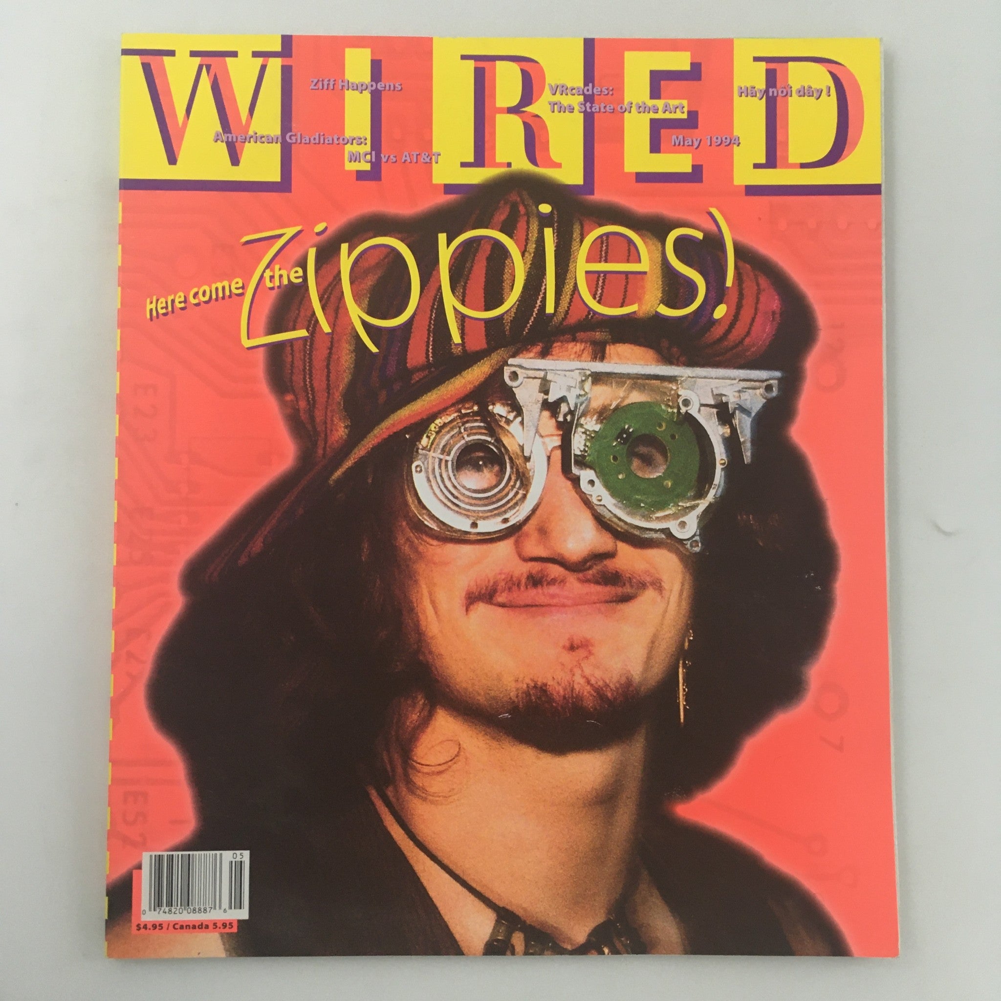 Wired Magazine May 1994 Here Come The Zippies, Ziff Happens, Newsstand