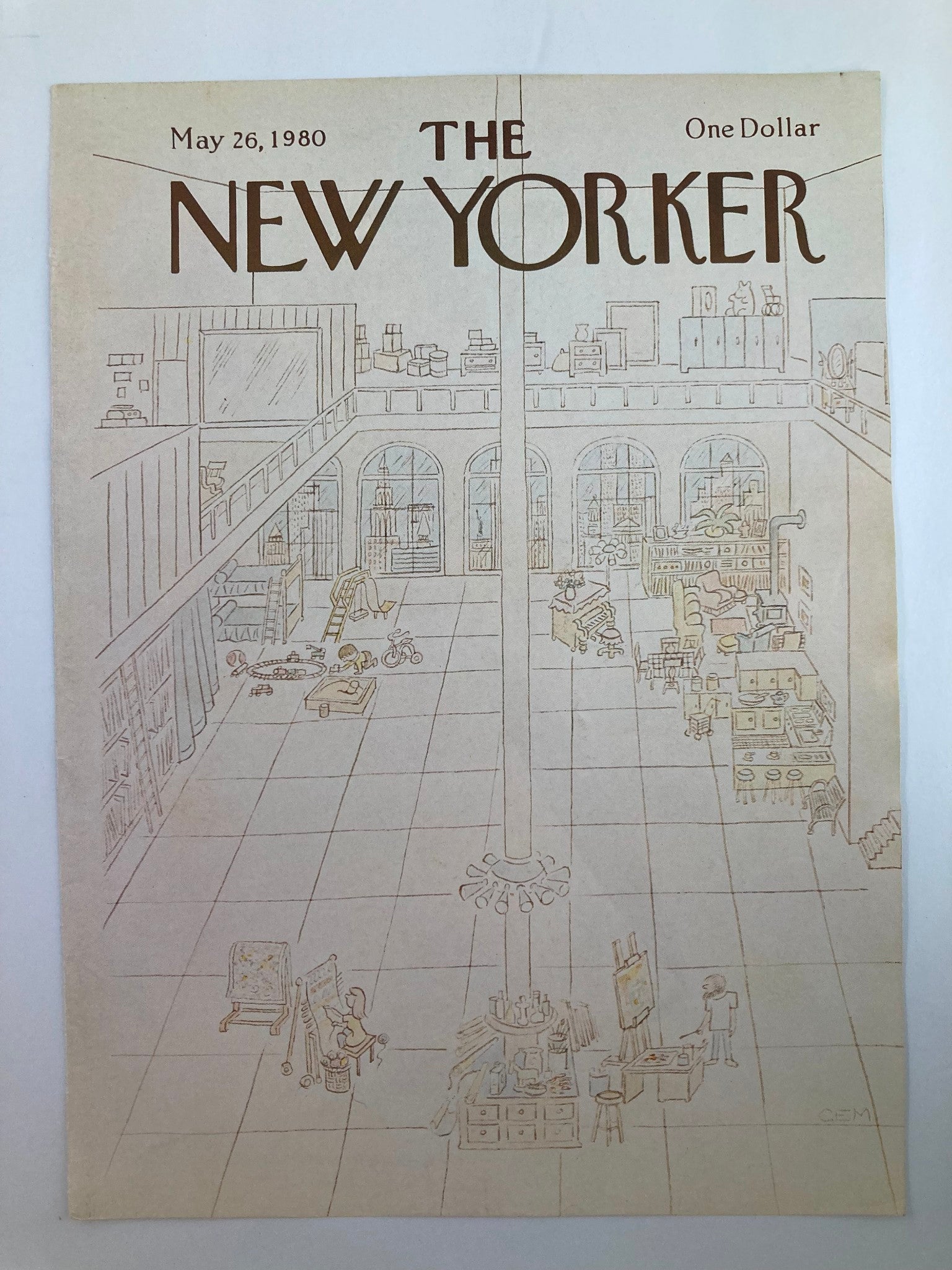 COVER ONLY The New Yorker May 26 1980 Department Store by Charles E. Martin