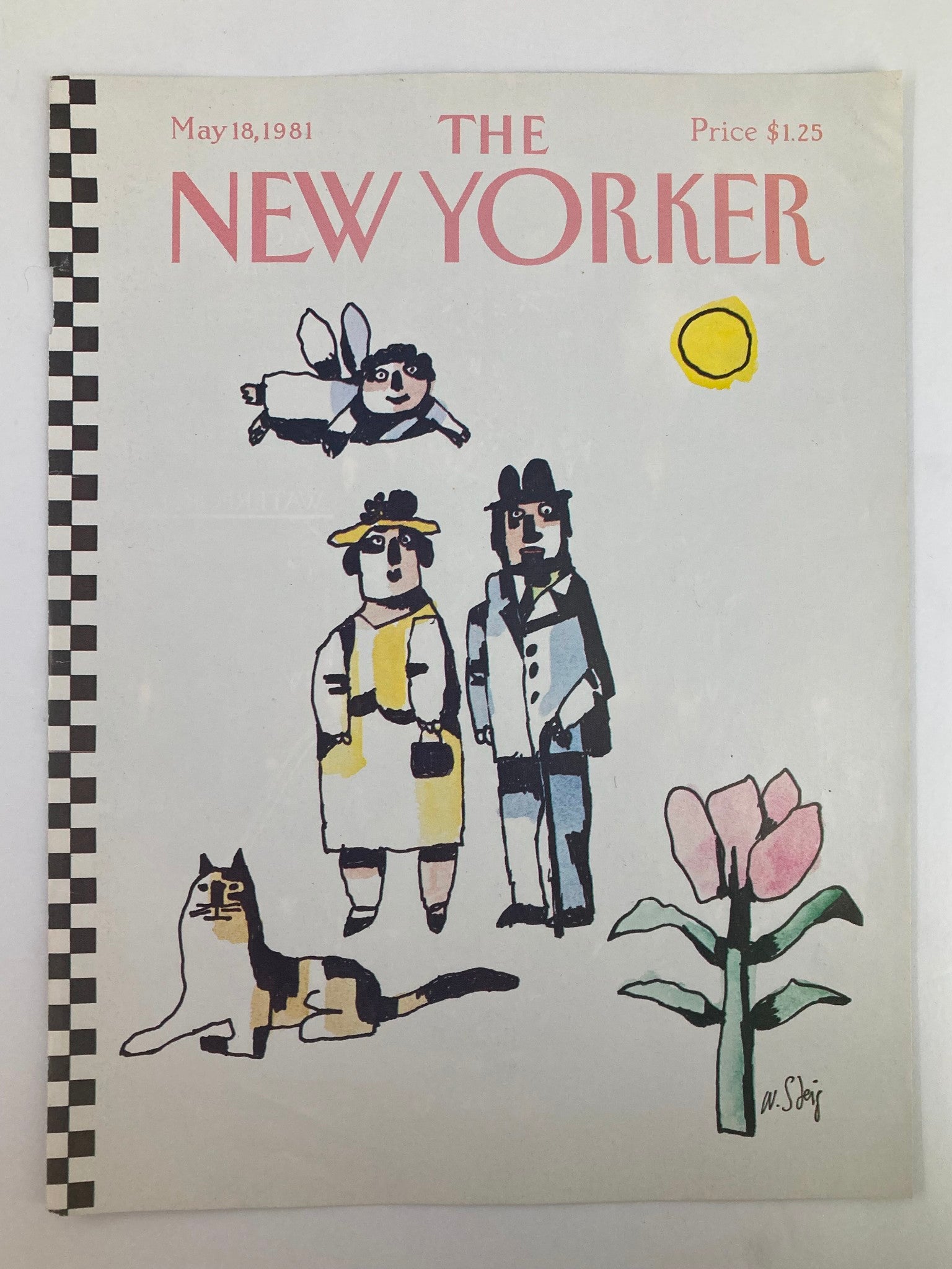 COVER ONLY The New Yorker May 18 1981 Watch it Grow by William Steig No Label