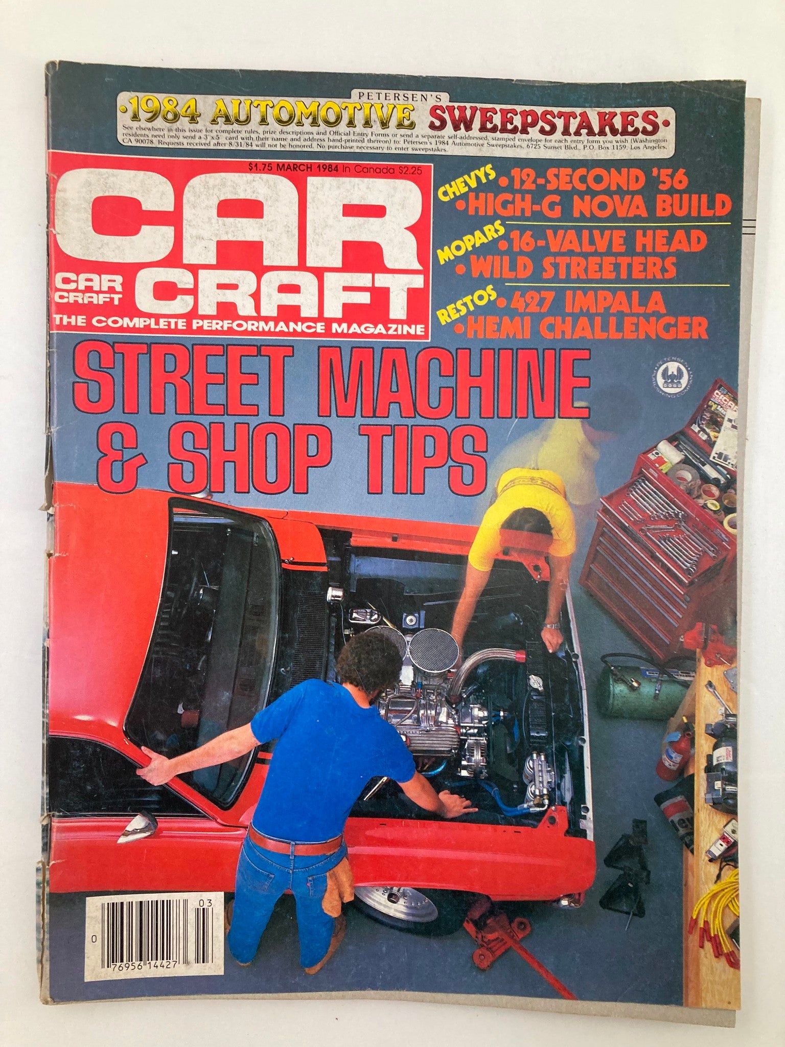 VTG Car Craft Magazine March 1984 Vol 32 #3 Street Machine & Shop Tips No Label