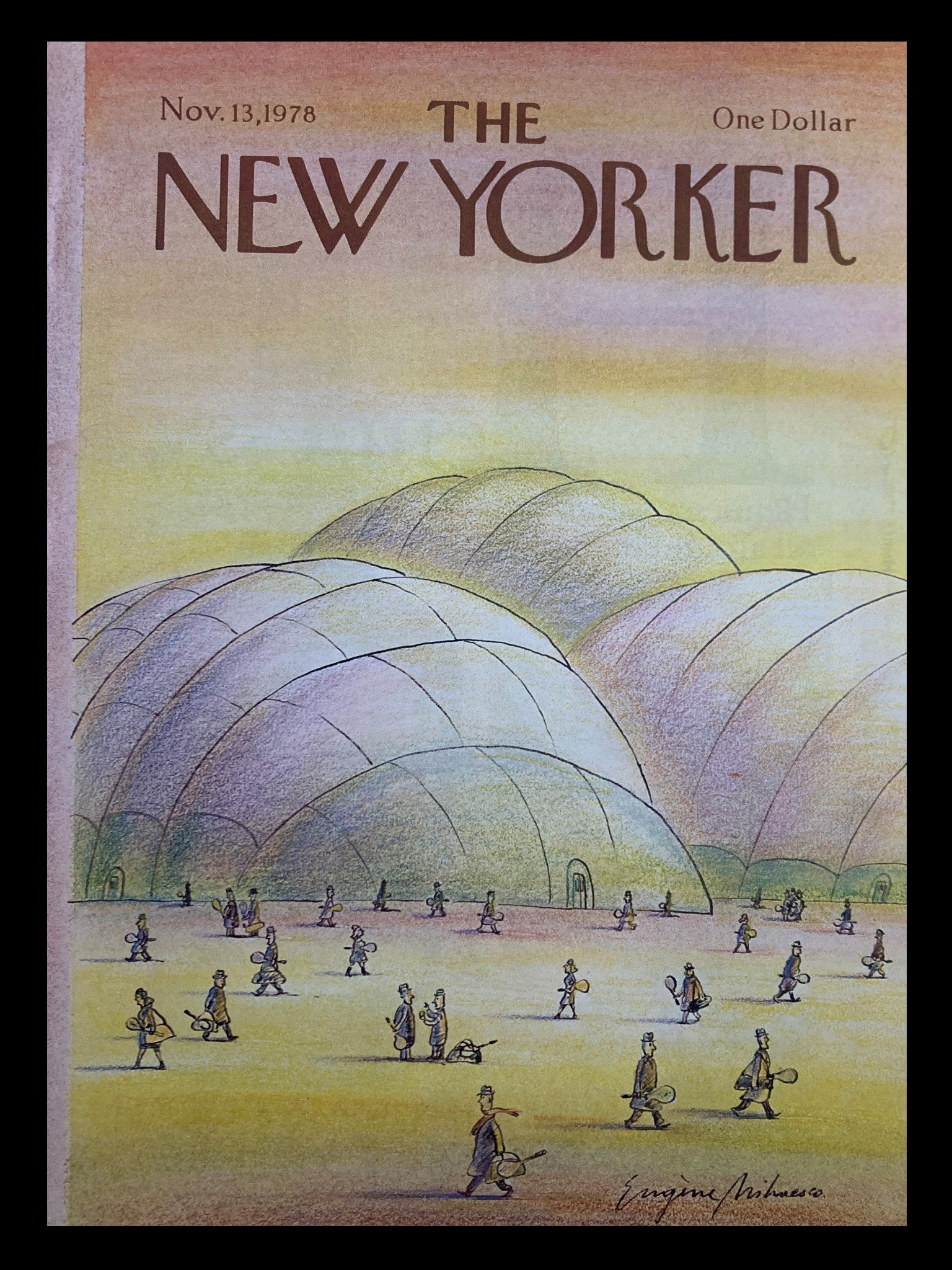 COVER ONLY The New Yorker November 13 1978 The Dome by Eugene Mihaesco