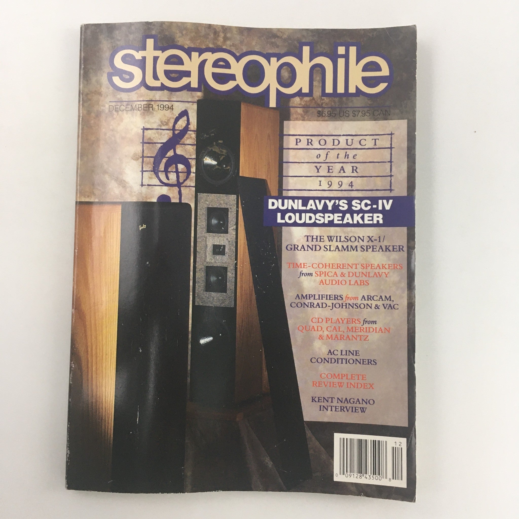 Stereophile Magazine December 1994 Kent Nagano Interview, Newsstand