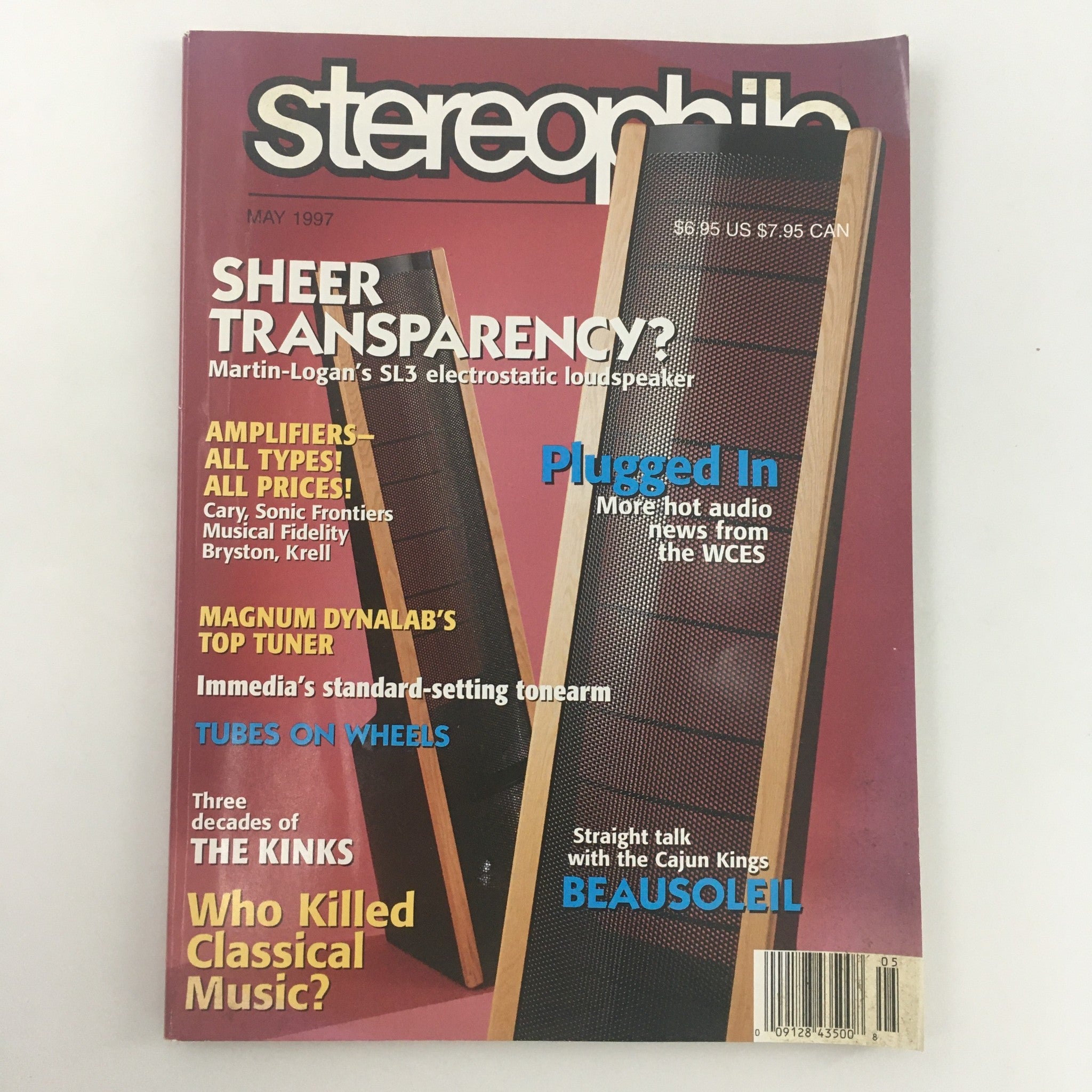 Stereophile Magazine May 1997 Cajun Kings Beausoleil Straight Talk, Newsstand