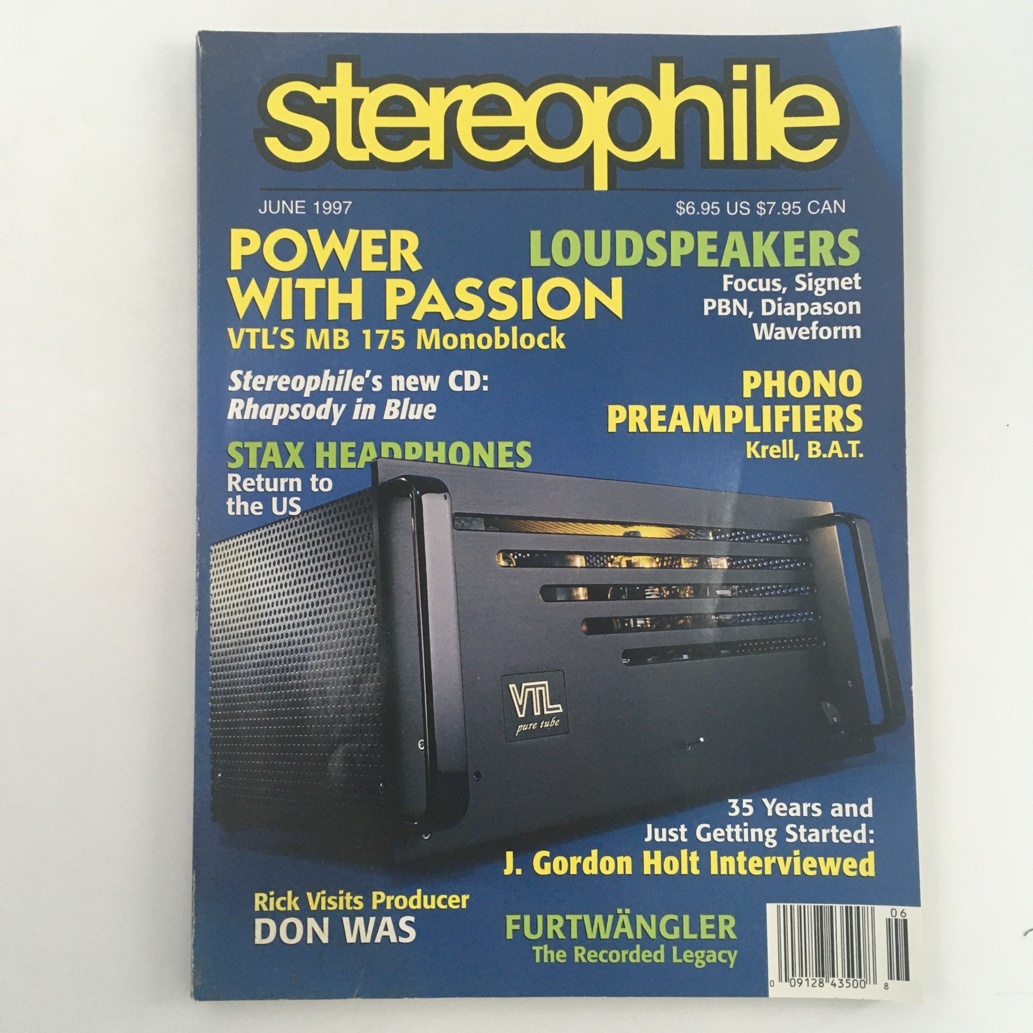 Stereophile Magazine June 1997 Wilhelm Furtwängler Recorded Legacy, Newsstand