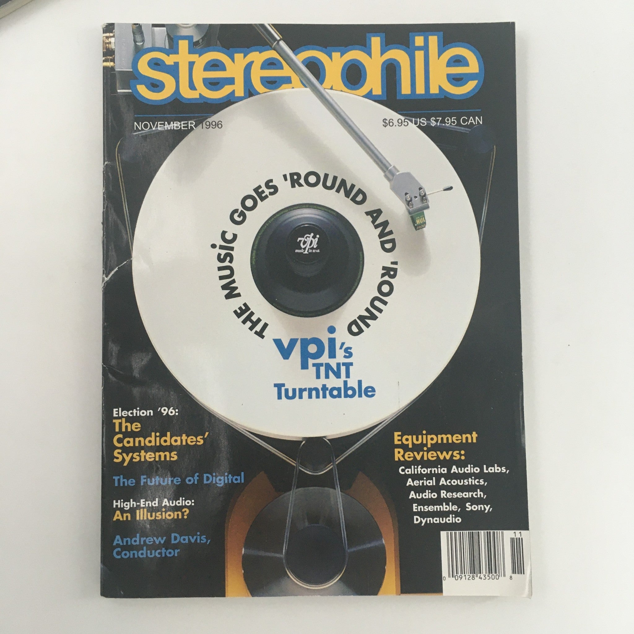 Stereophile Magazine November 1996 VPI's TNT Turntable Music Go Round, Newsstand