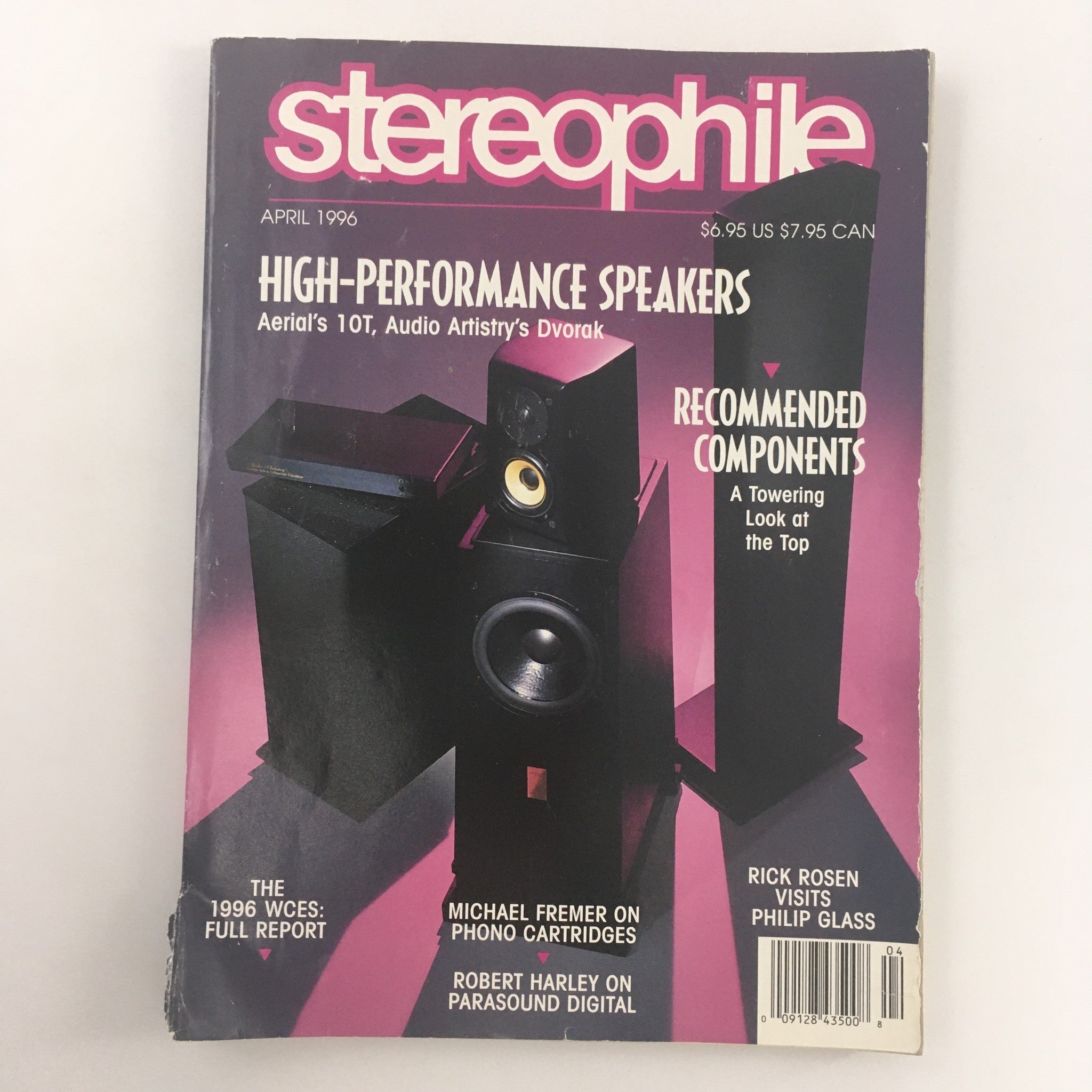 Stereophile Magazine April 1996 Michael Fremer on Phono Cartridges, Newsstand