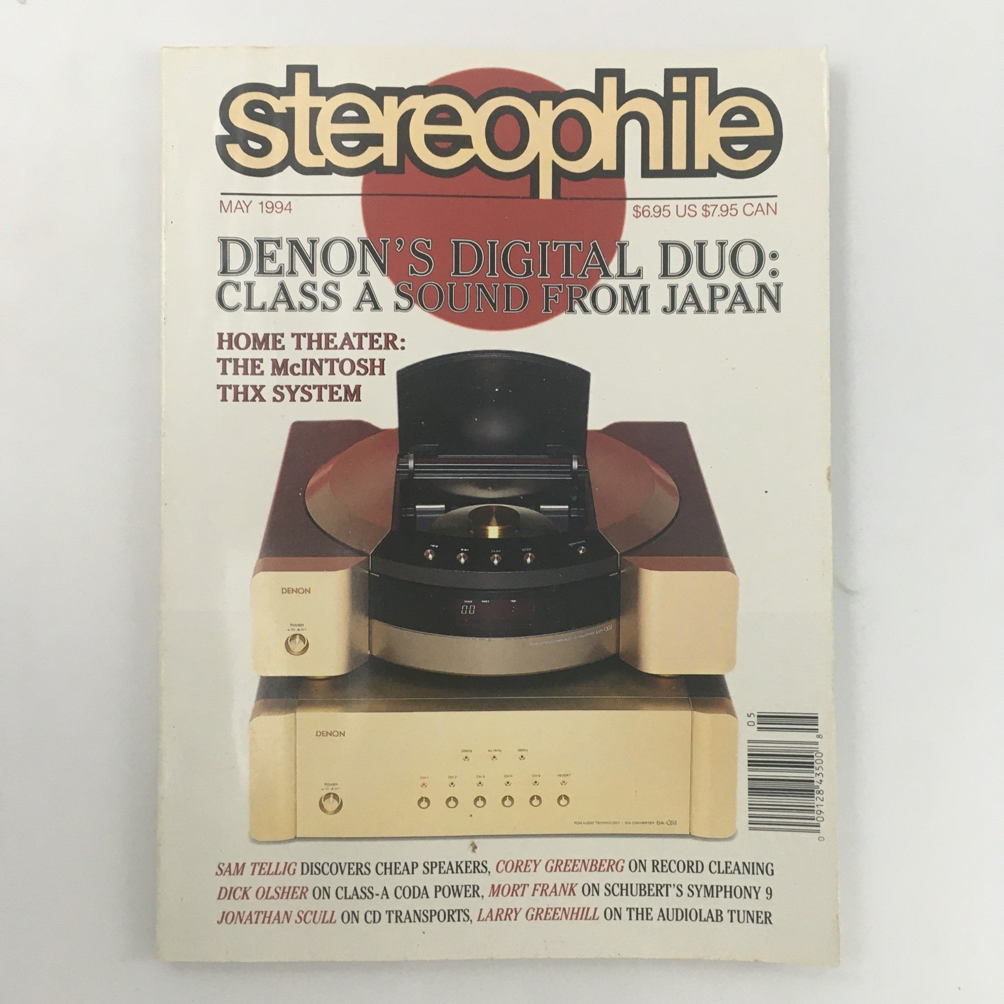 Stereophile Magazine May 1994 Denon's Digital Duo Class A From Japan, Newsstand