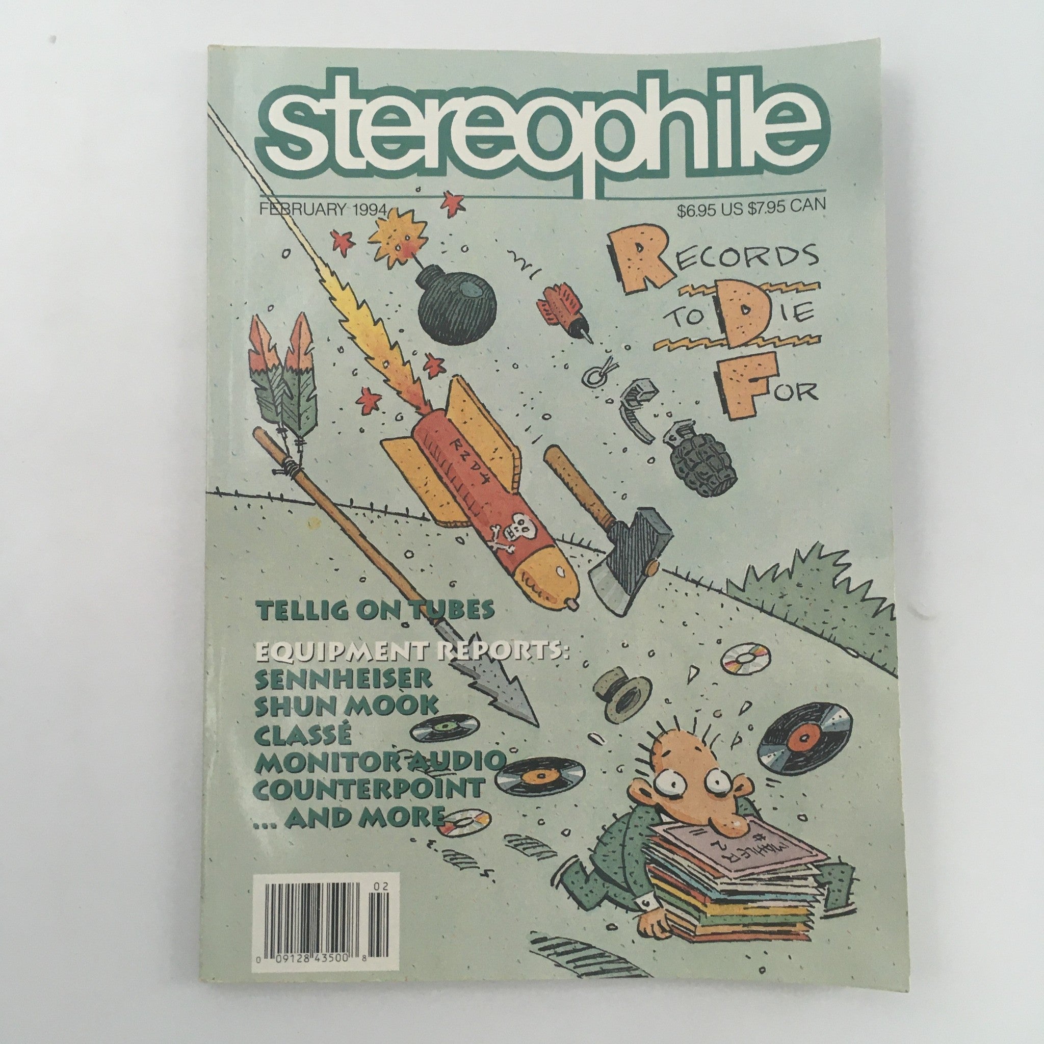 Stereophile Magazine February 1994 Sennheiser Shun Mook Reports, Newsstand