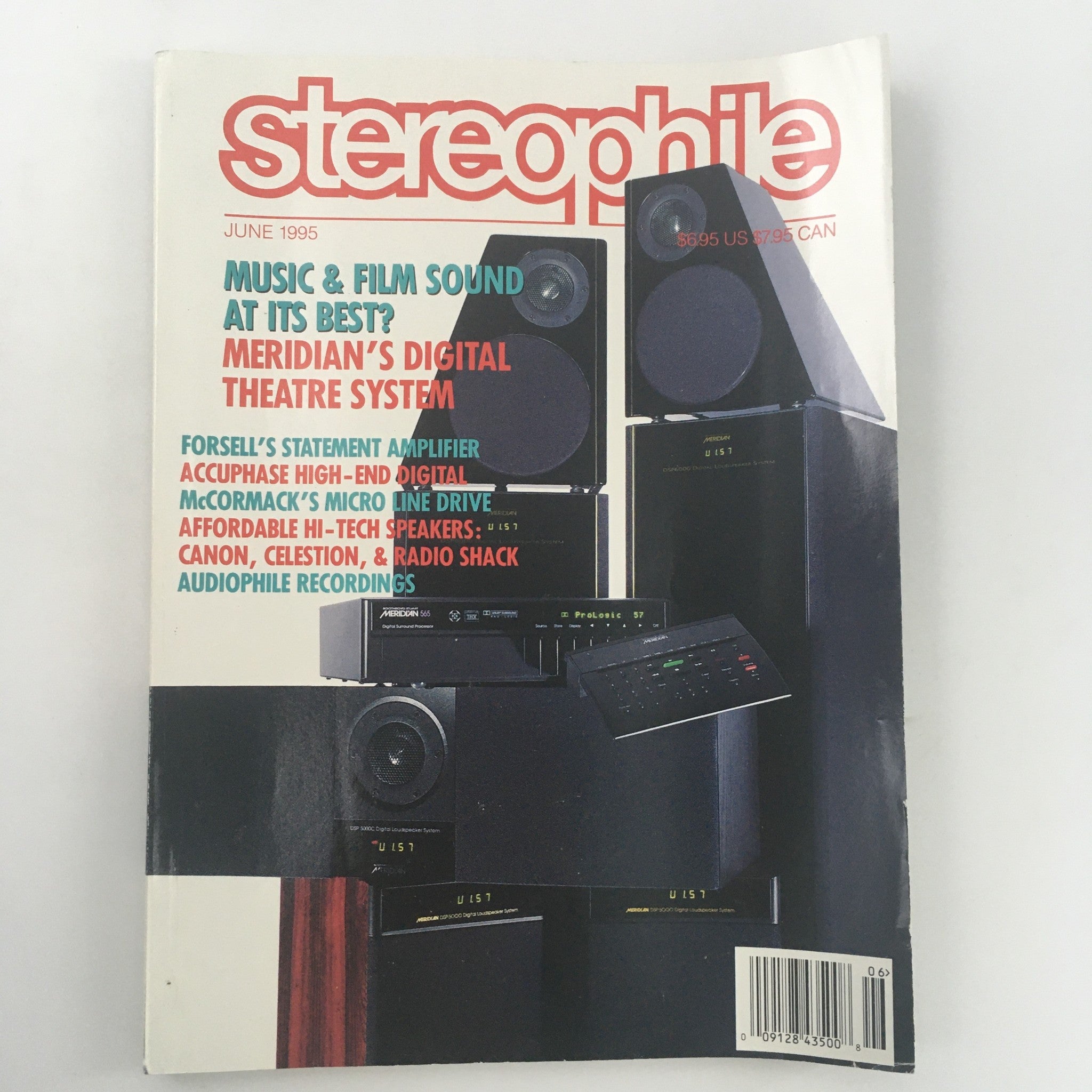 Stereophile Magazine June 1995 Meridian's Digital Theatre System, Newsstand