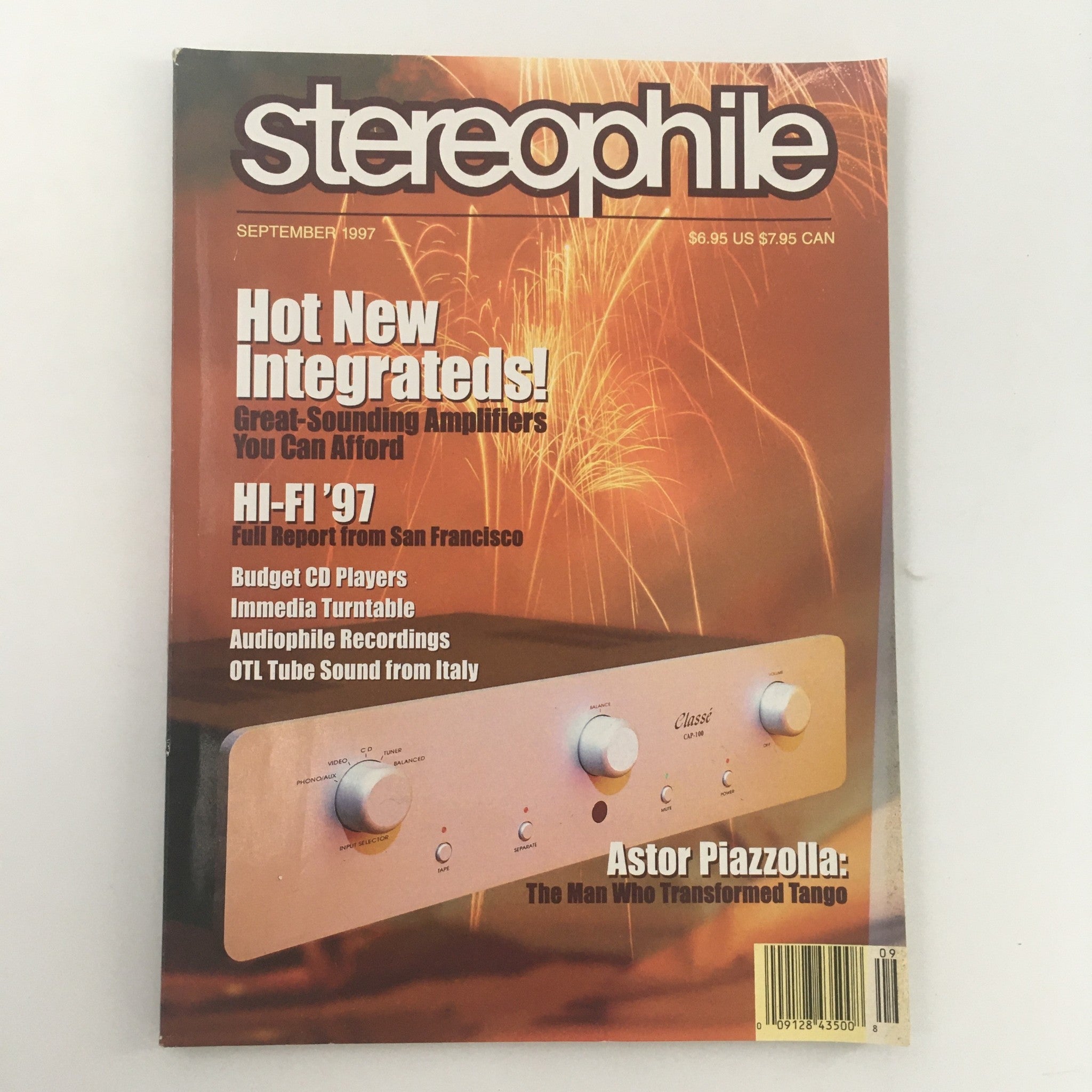 Stereophile Magazine September 1997 Astor Piazzolla Transformed Tango, Newsstand