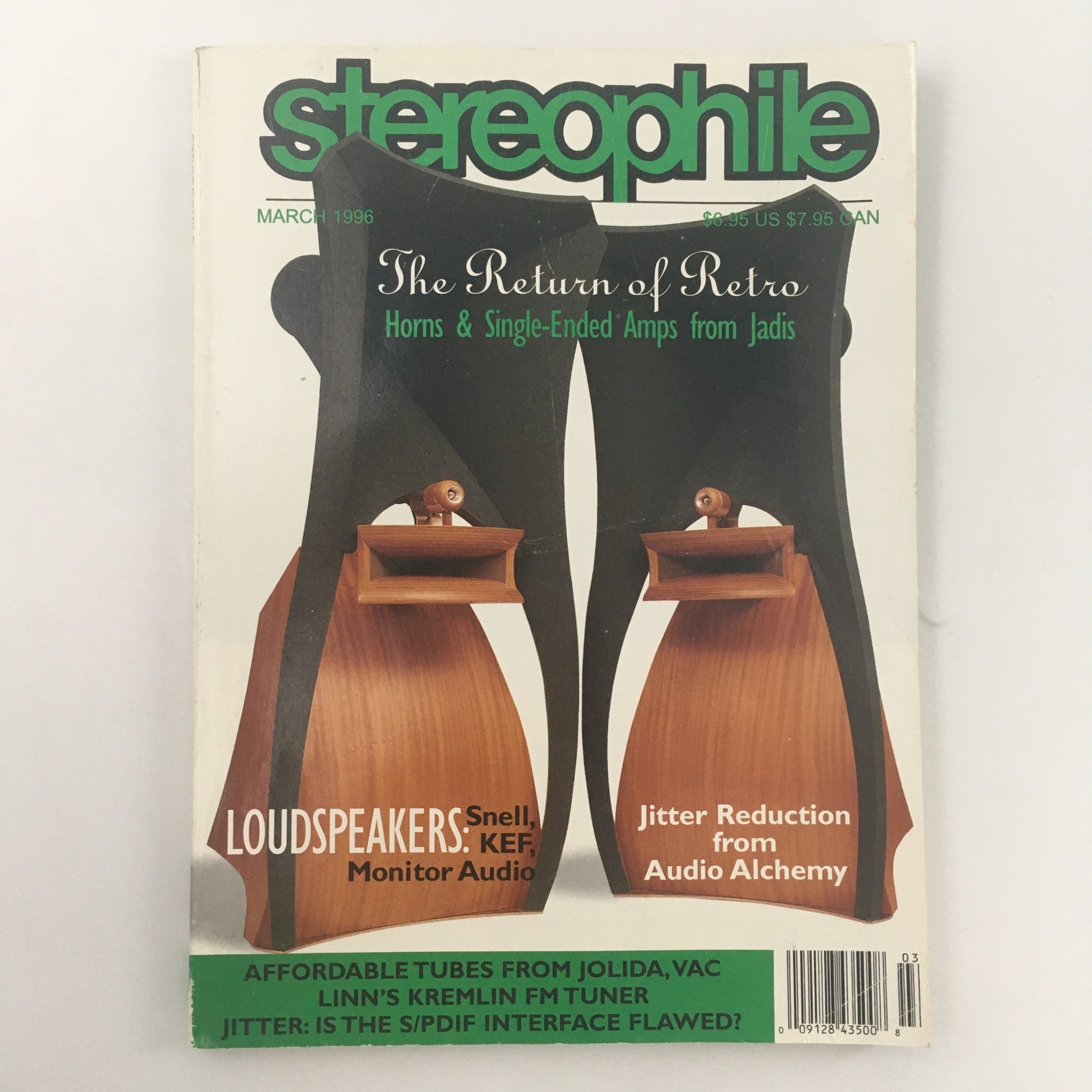 Stereophile Magazine March 1996 Jitter Reduction from Audio Alchemy, Newsstand