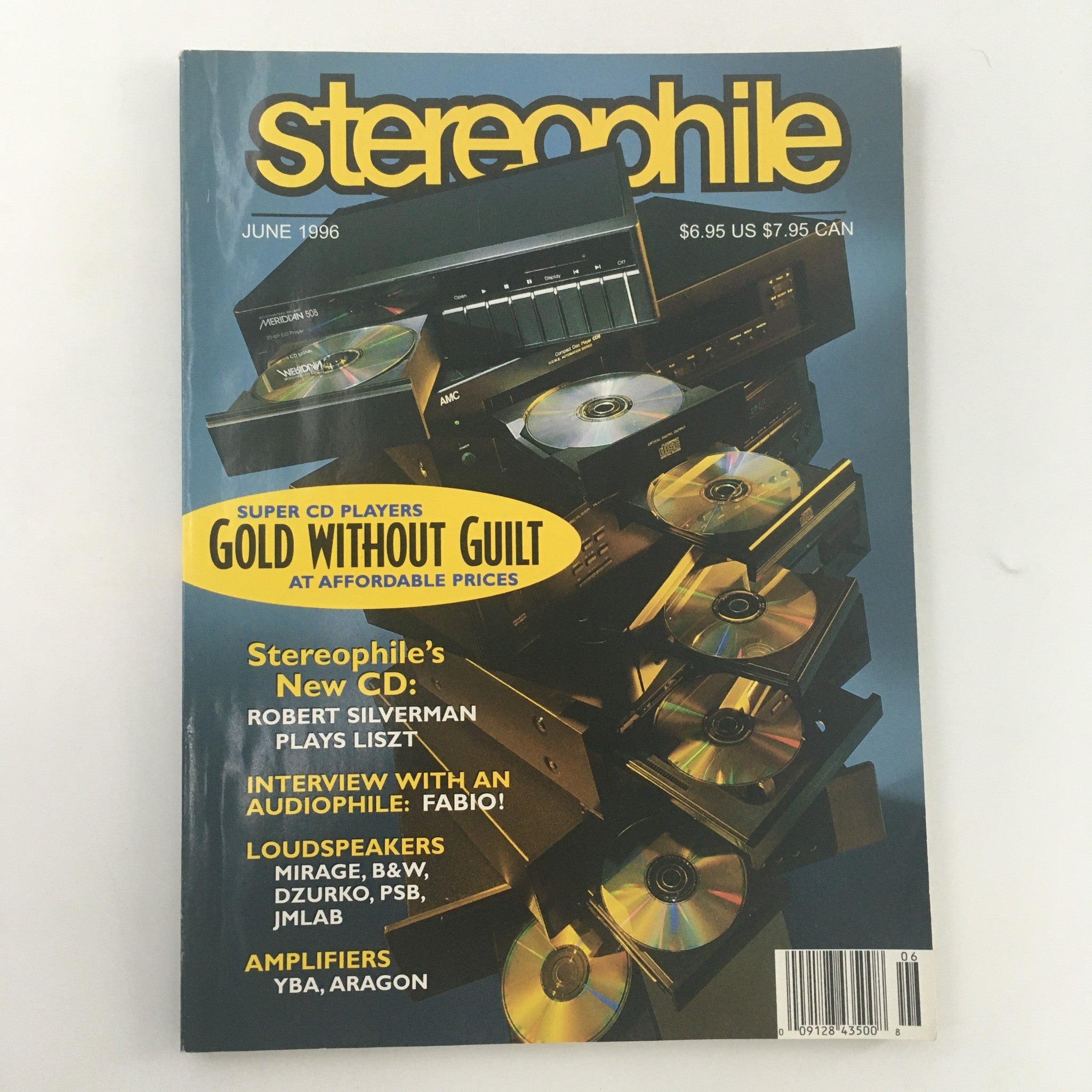 Stereophile Magazine June 1996 Roberts Silverman Plays Liszt New CD, Newsstand