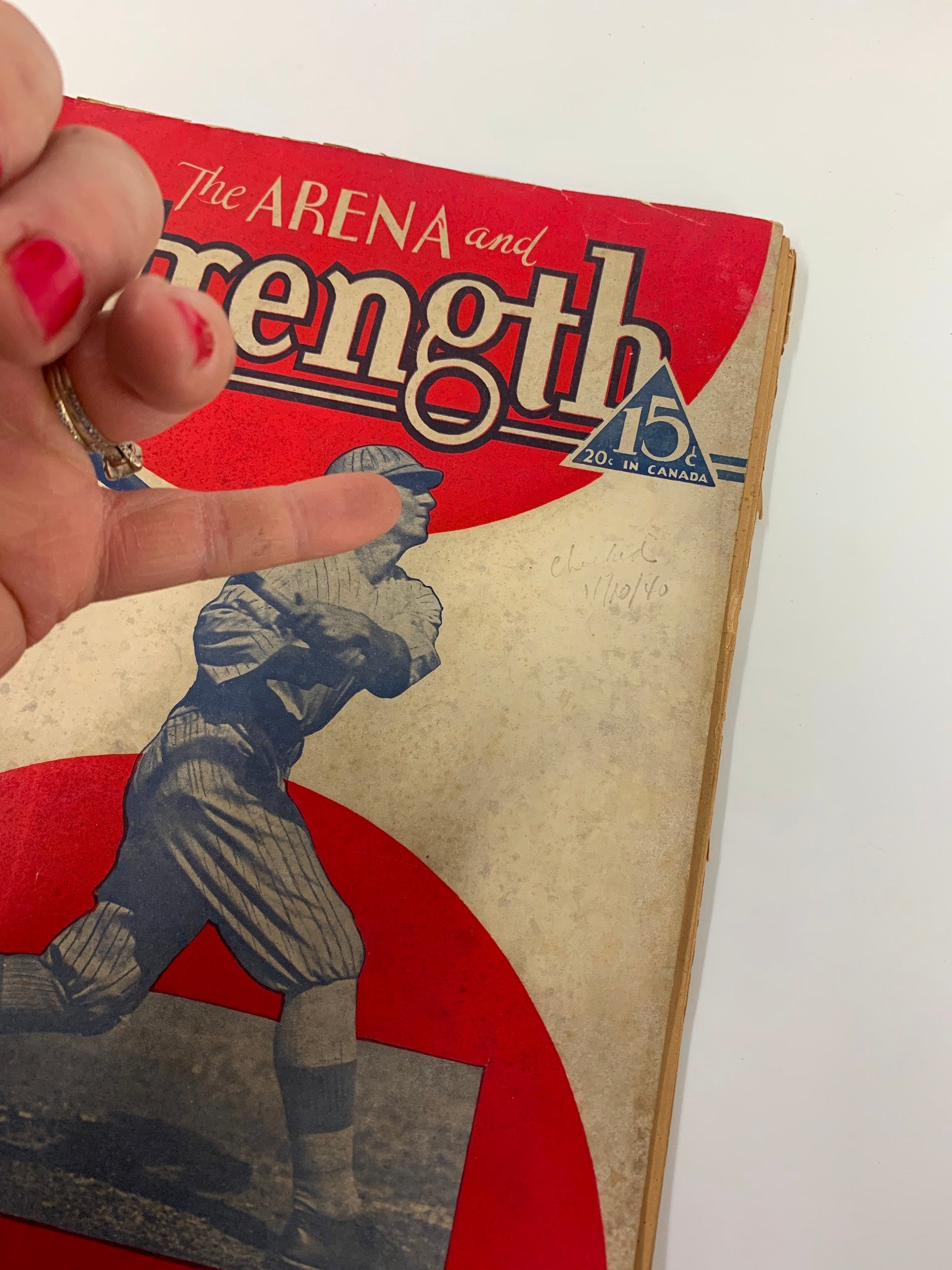 VTG The Arena and Strength Magazine May 1934 J.L. Milo Your Instructor No Label