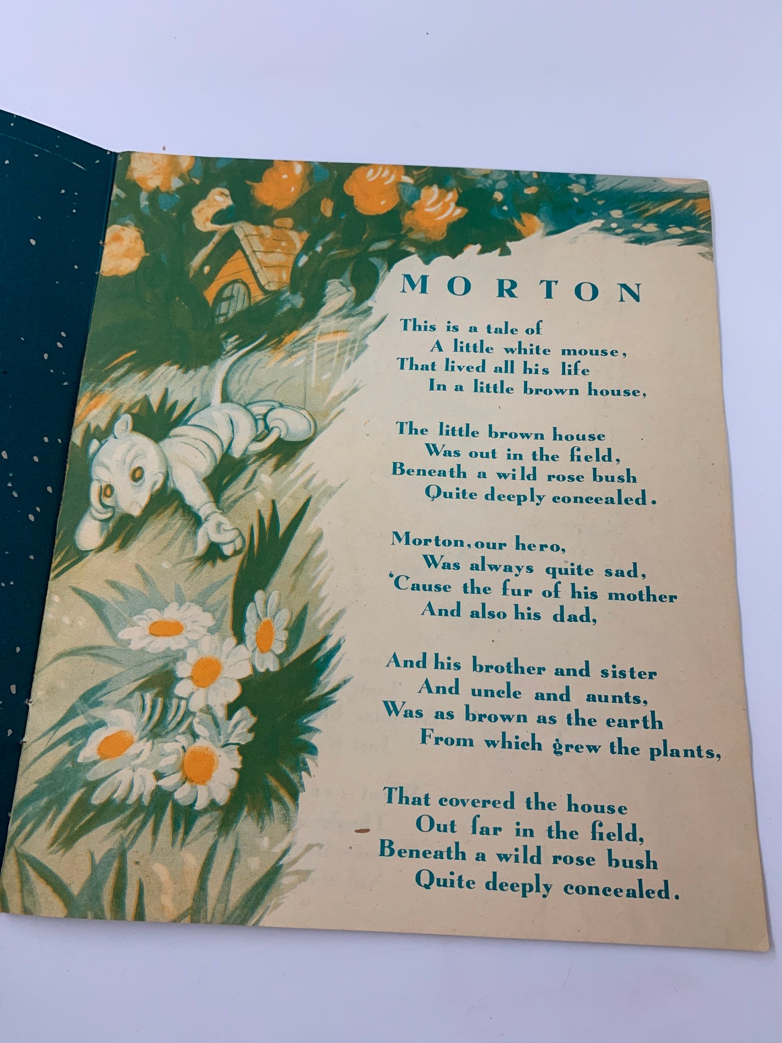 1948 Morton Action Toy Book A Story Book with Action Toy