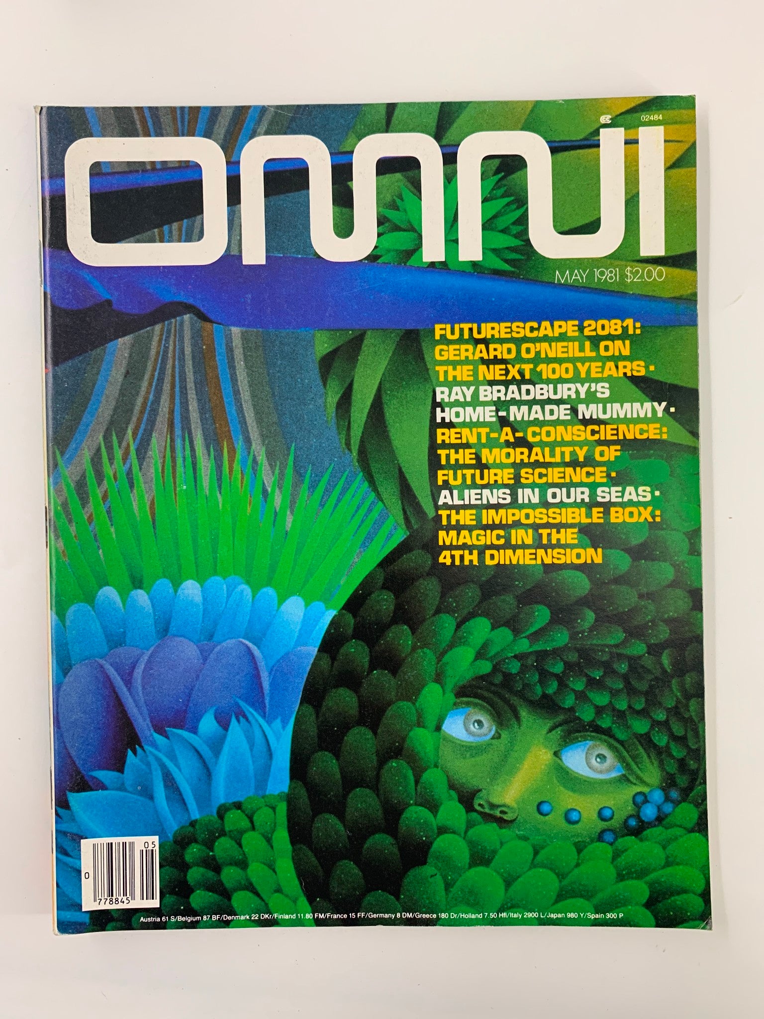 VTG Omni Magazine May 1981 Gerard O'Neill On The Next 100 Years No Label