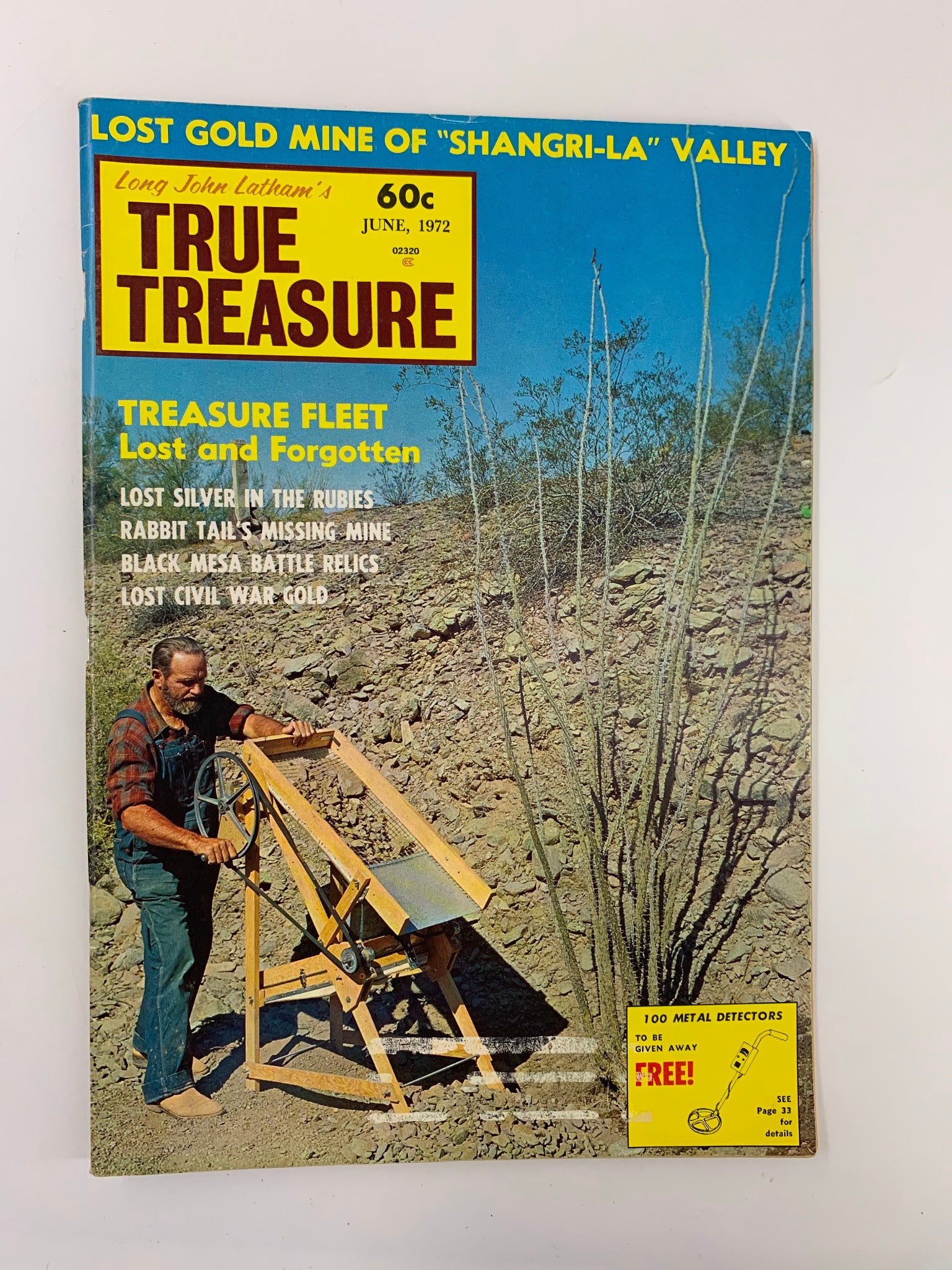 VTG True Treasure Magazine June 1972 Treasure Fleet Lost and Forgotten No Label