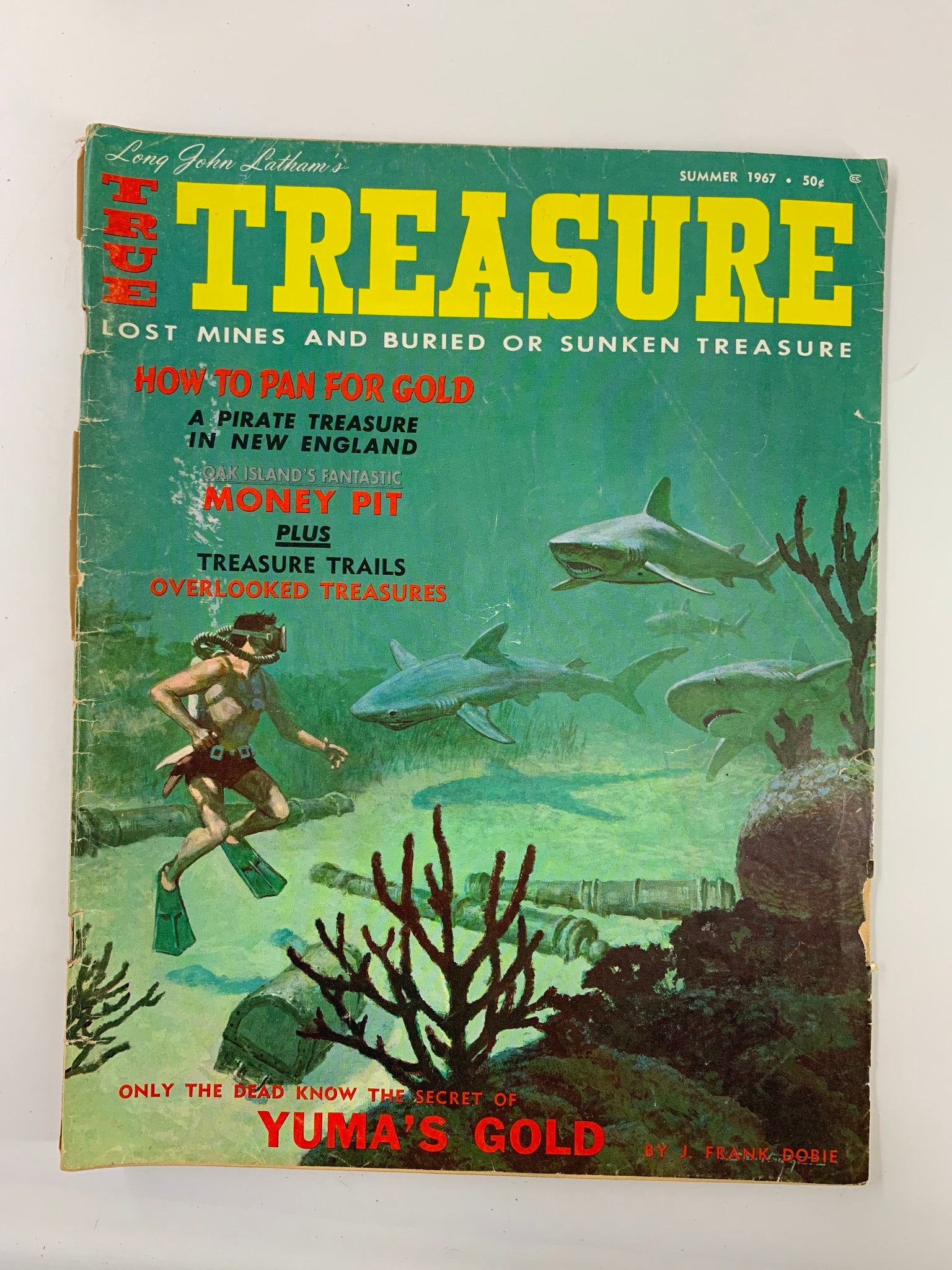 VTG True Treasure Magazine Summer 1967 The Secret of Yuma's Gold No Label