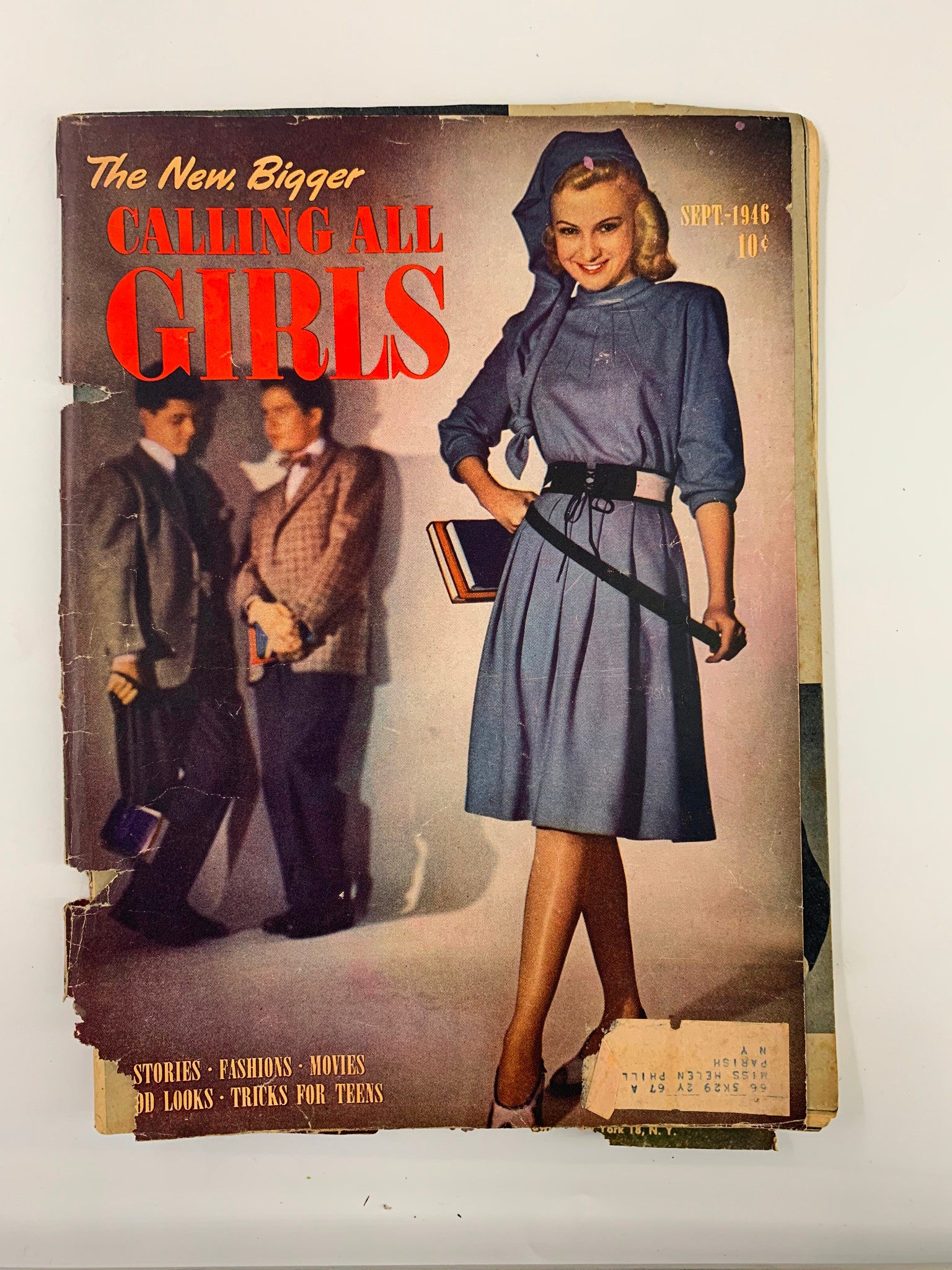 VTG Calling All Girls Magazine September 1946 Black Party in Parker Wilder