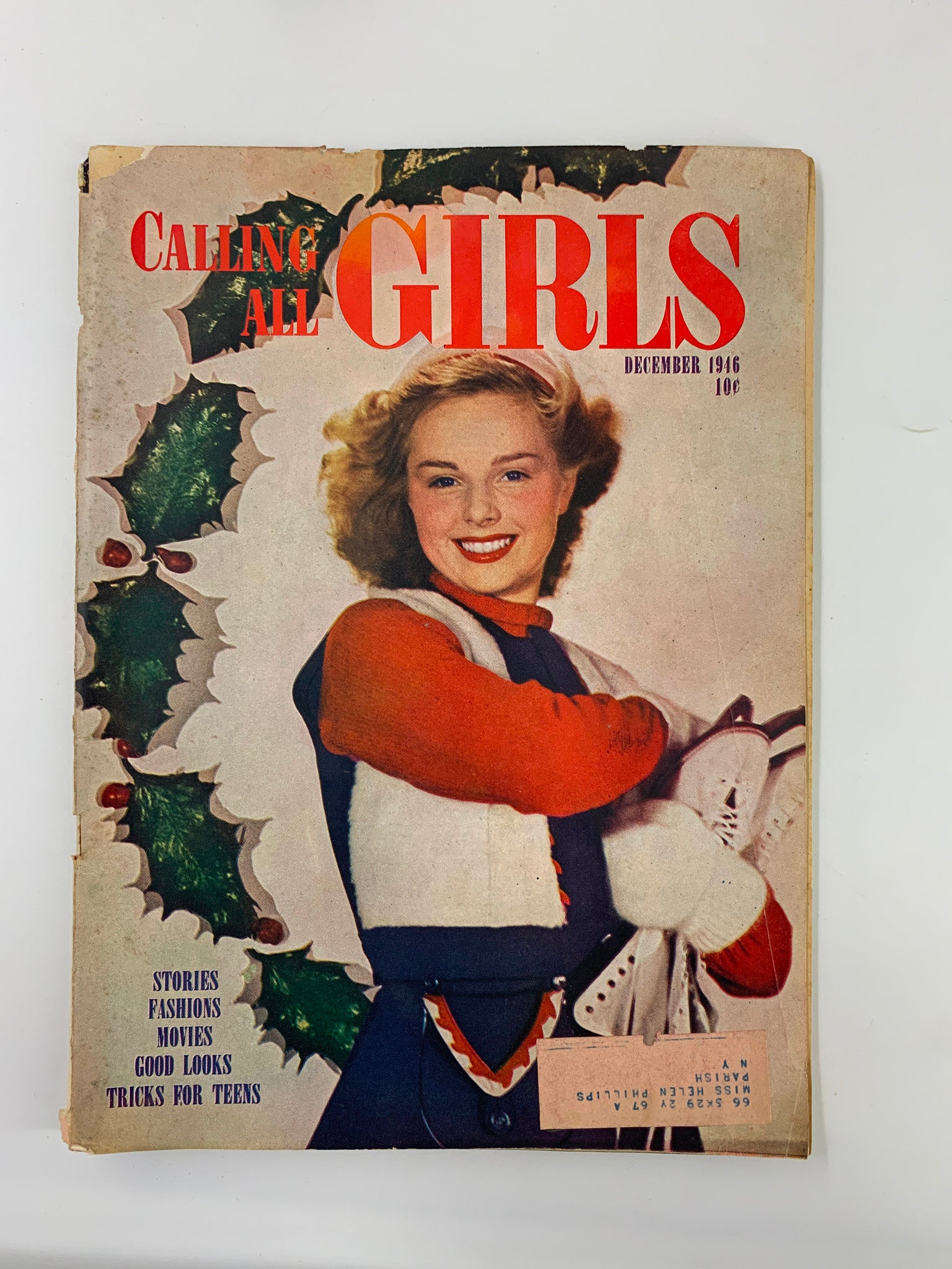 VTG Calling All Girls Magazine December 1946 Christmas Is A Prize Package