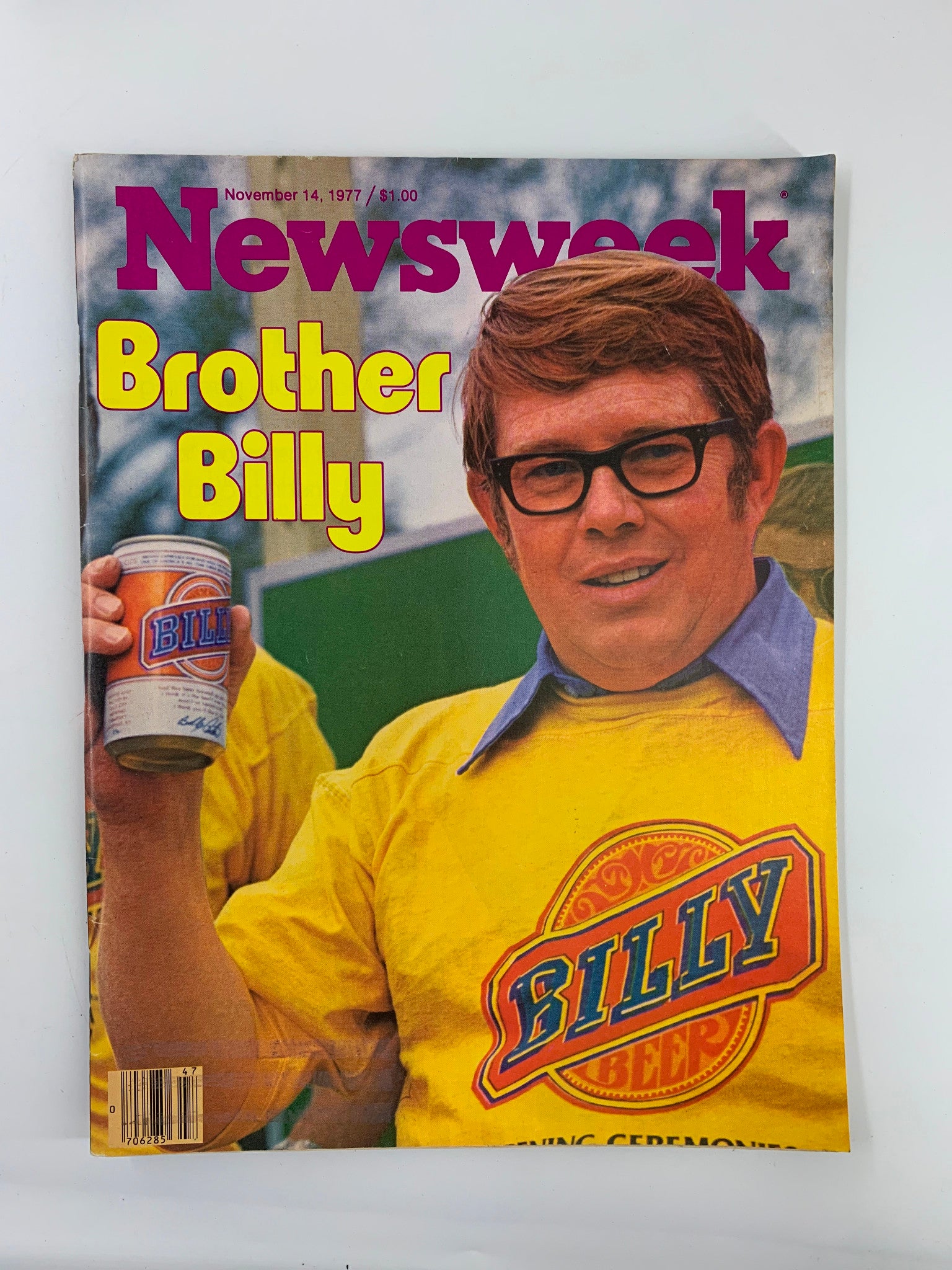 VTG Newsweek Magazine November 14 1977 Brother Billy Carter in the White House