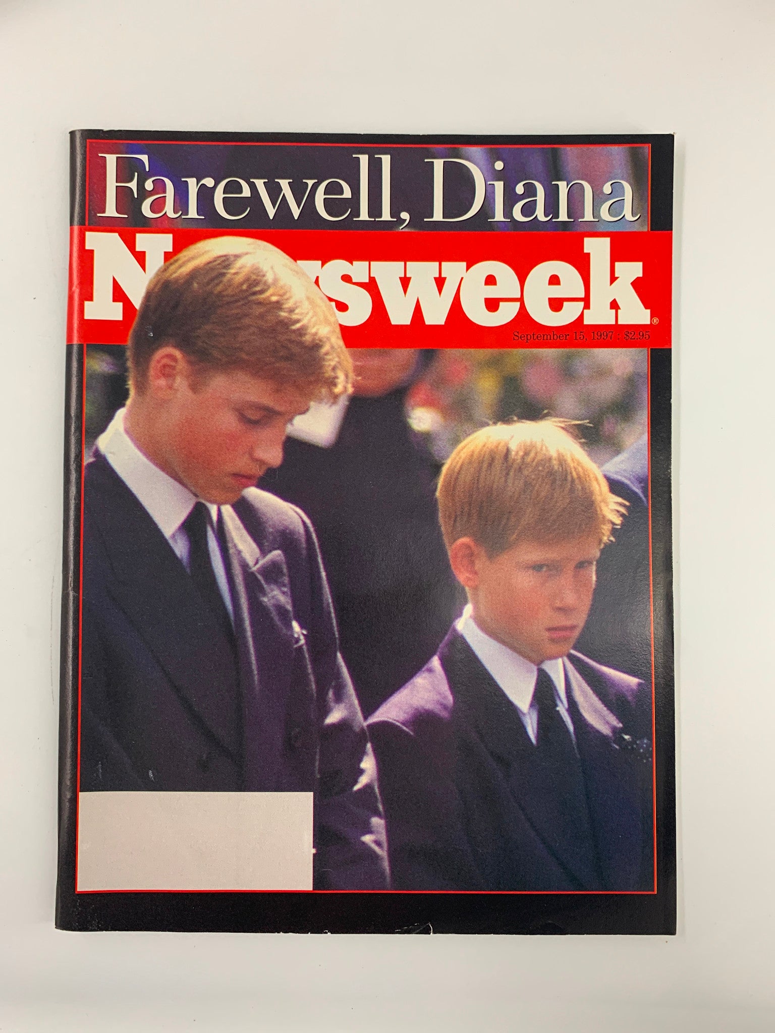 Newsweek Magazine September 15 1997 Prince Harry & William Farewell Diana VG