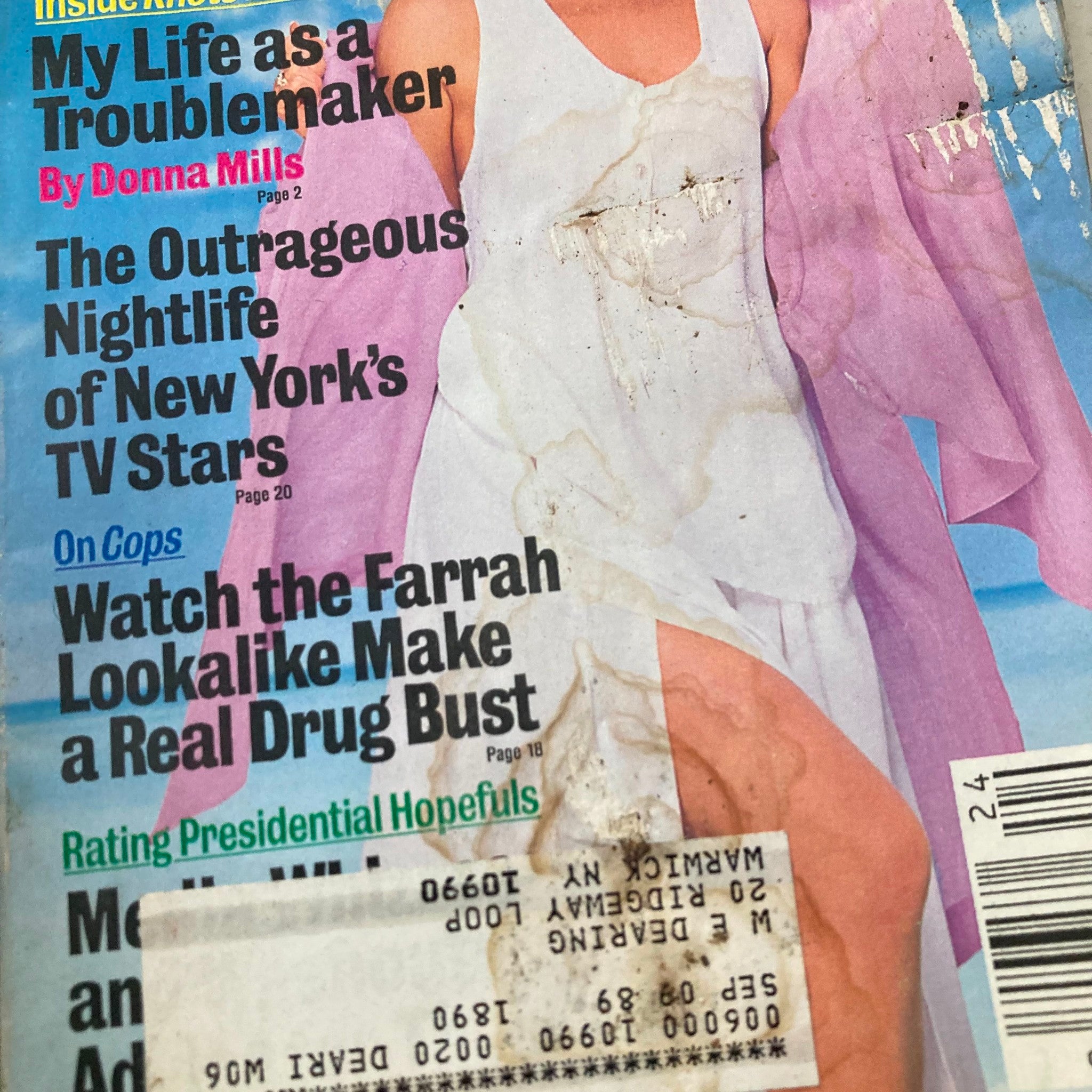 TV Guide Magazine June 17 1989 Donna Mills NY Metro Ed.