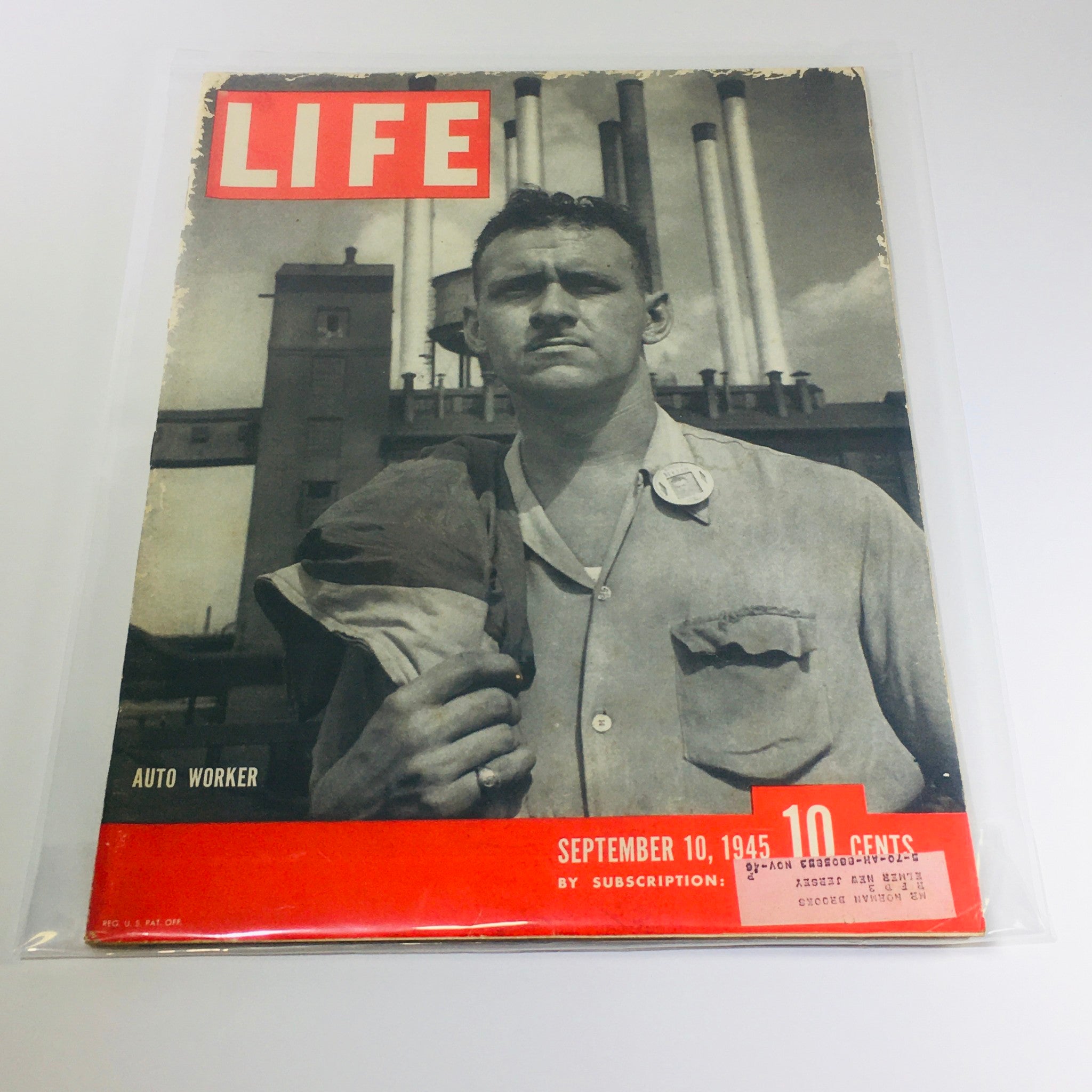 VTG Life Magazines: September 10 1945 - Auto Worker/UAW Top Spinning/Japan Peace