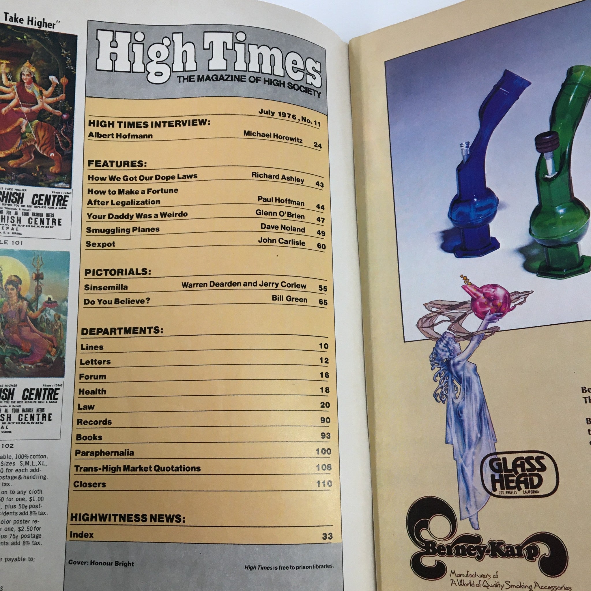 VTG High Times Magazine September 1977 Inside The Federal Joint Rolling Factory