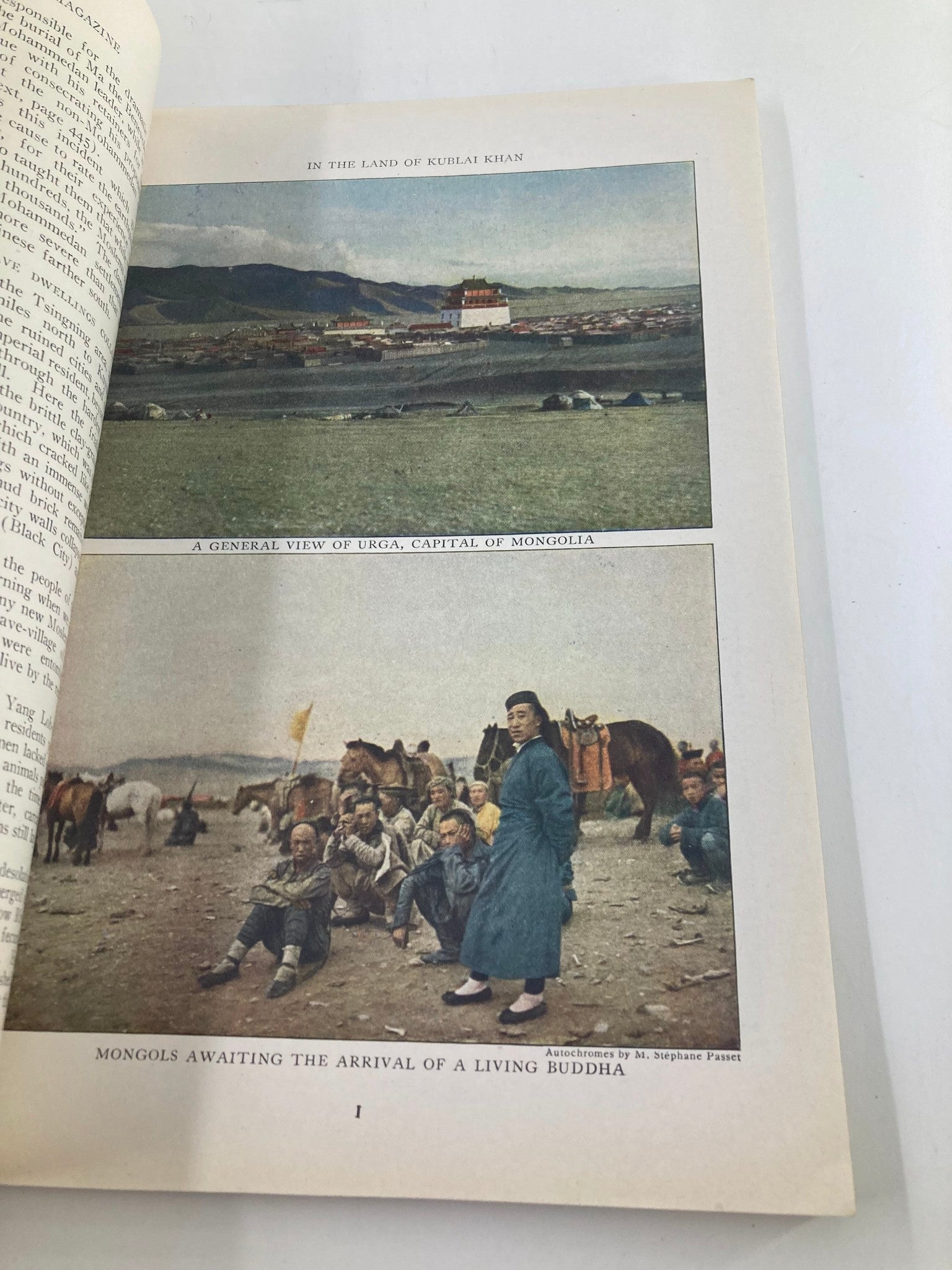 VTG The National Geographic Magazine May 1922 The Land of Kublai Khan No Label