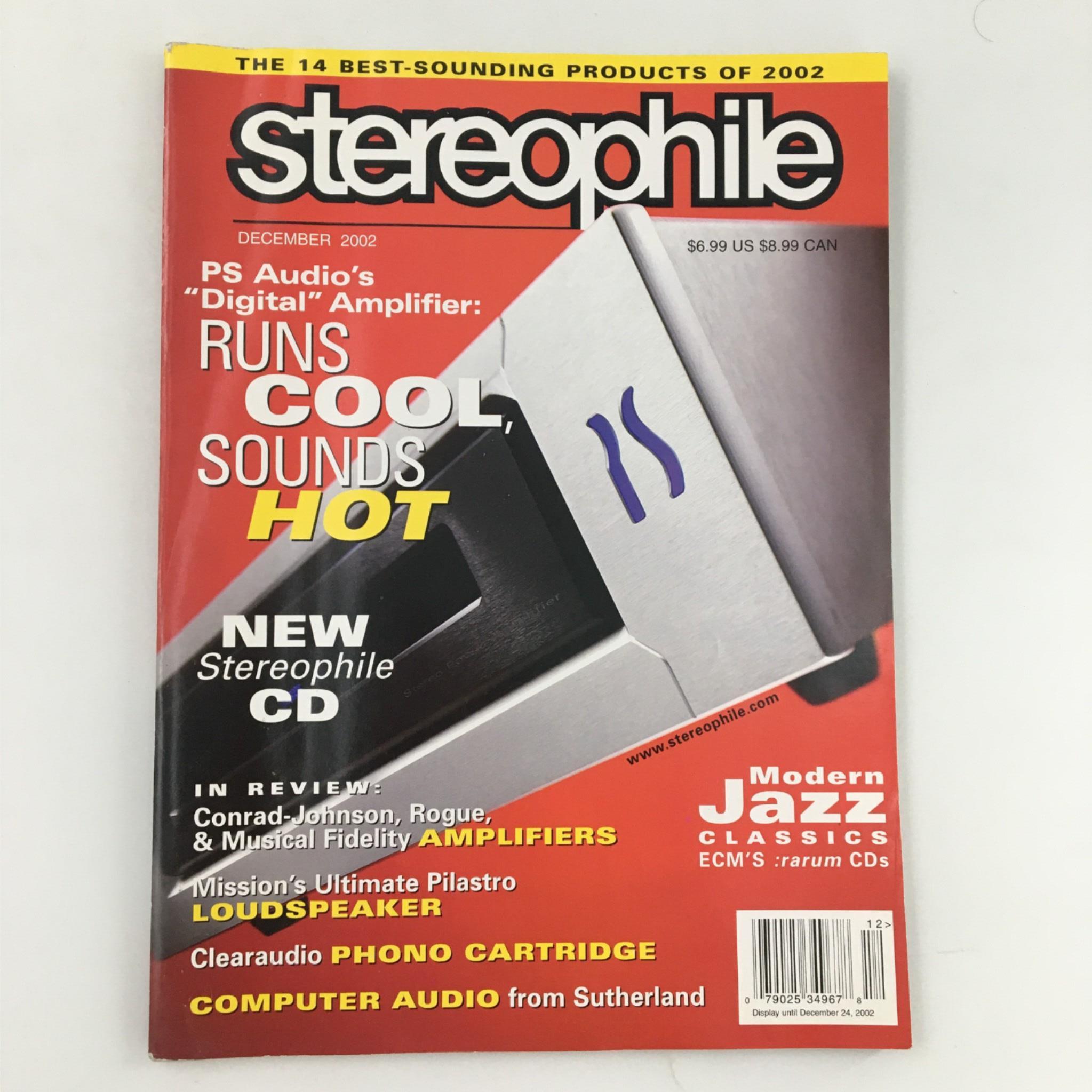 Stereophile Magazine December 2002 PS Audio Digital Amplifier Newsstand