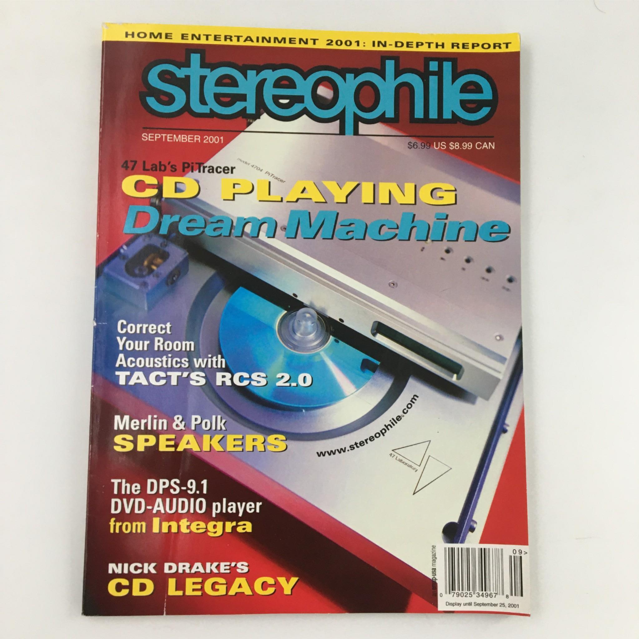 Stereophile Magazine September 2001 47 Lab PiTracer Dream Machine Newsstand