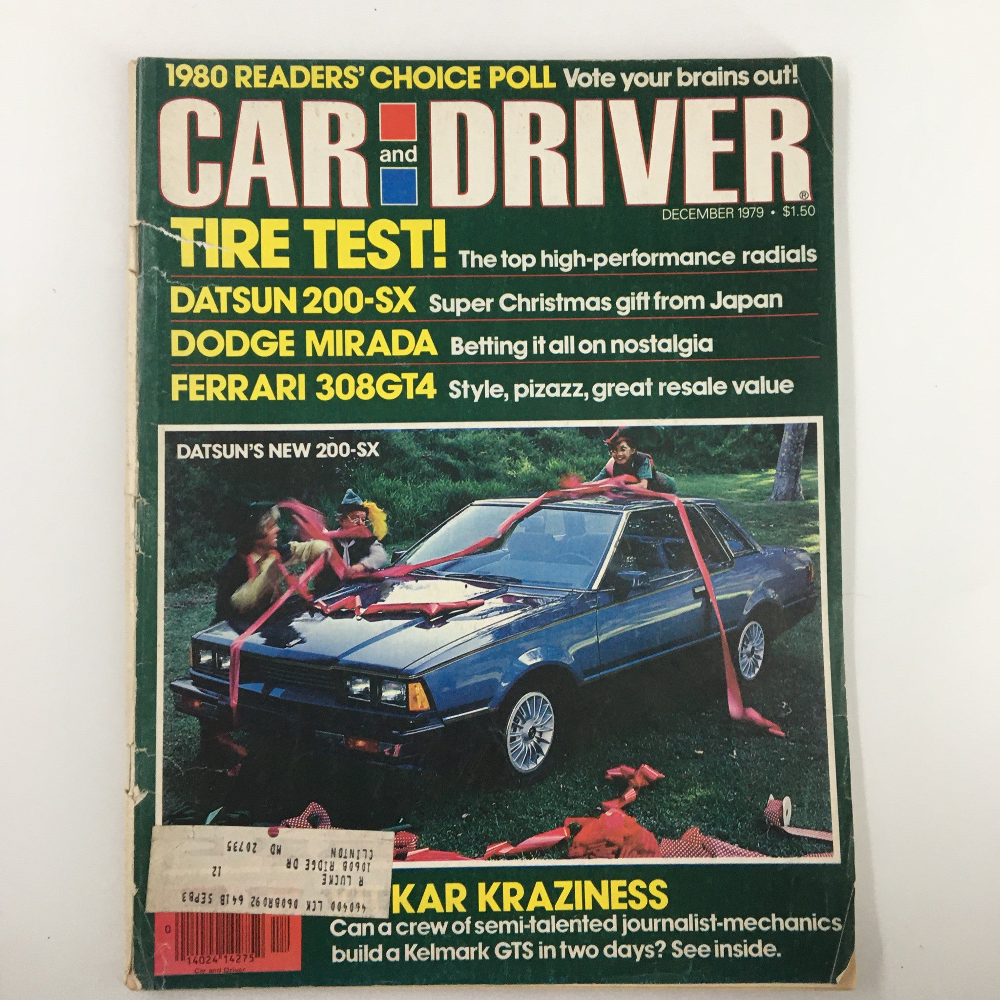 VTG Car and Driver Magazine December 1979 Swarming Over New Datsun 200-SX Coupe